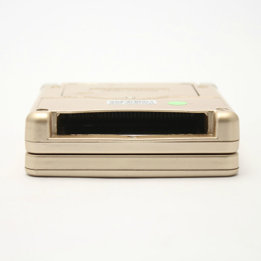 Konsole GBA SP inkl. Netzteil AGS-001 Custom Case Starlight Gold