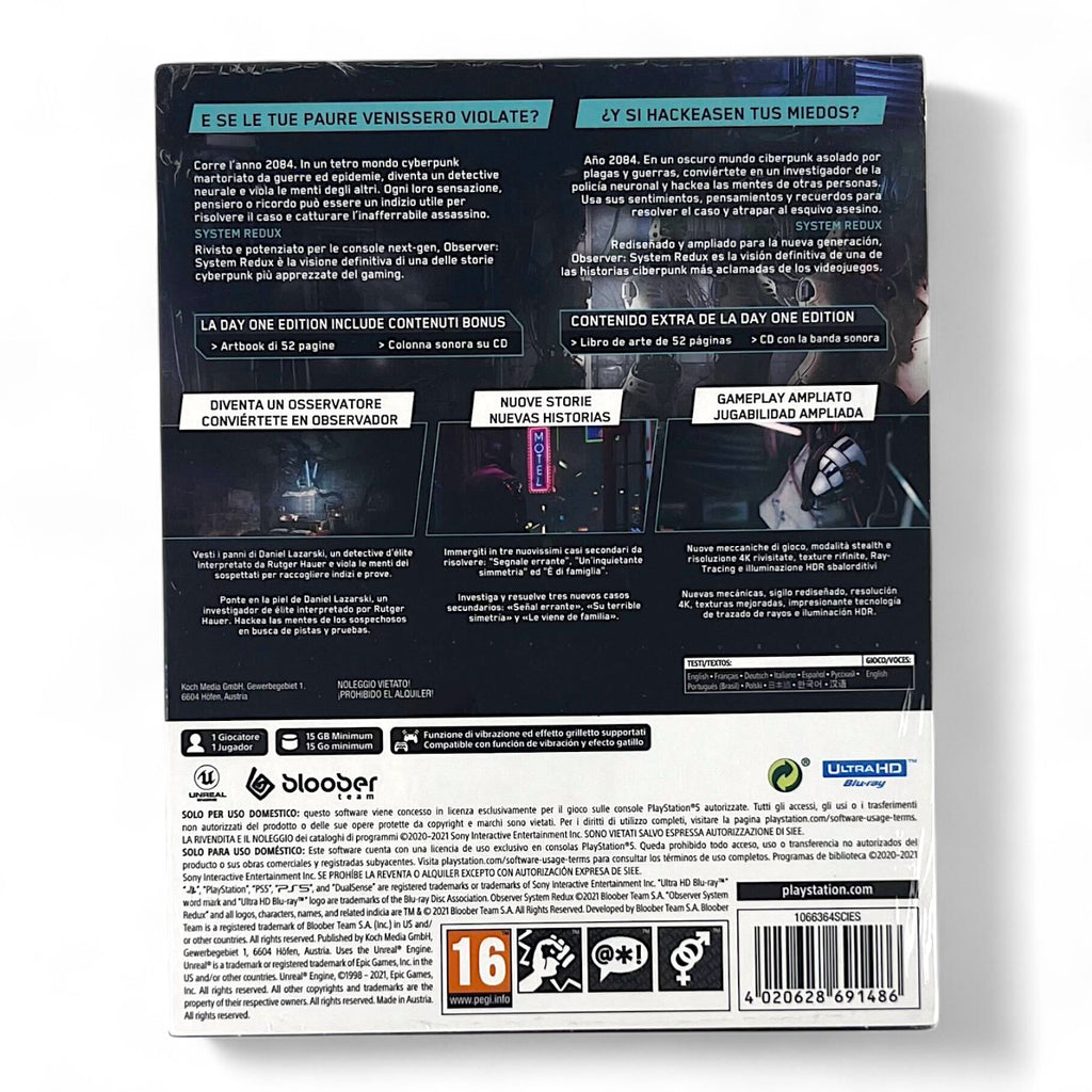 Observer: System Redux D1 Edition (IT)