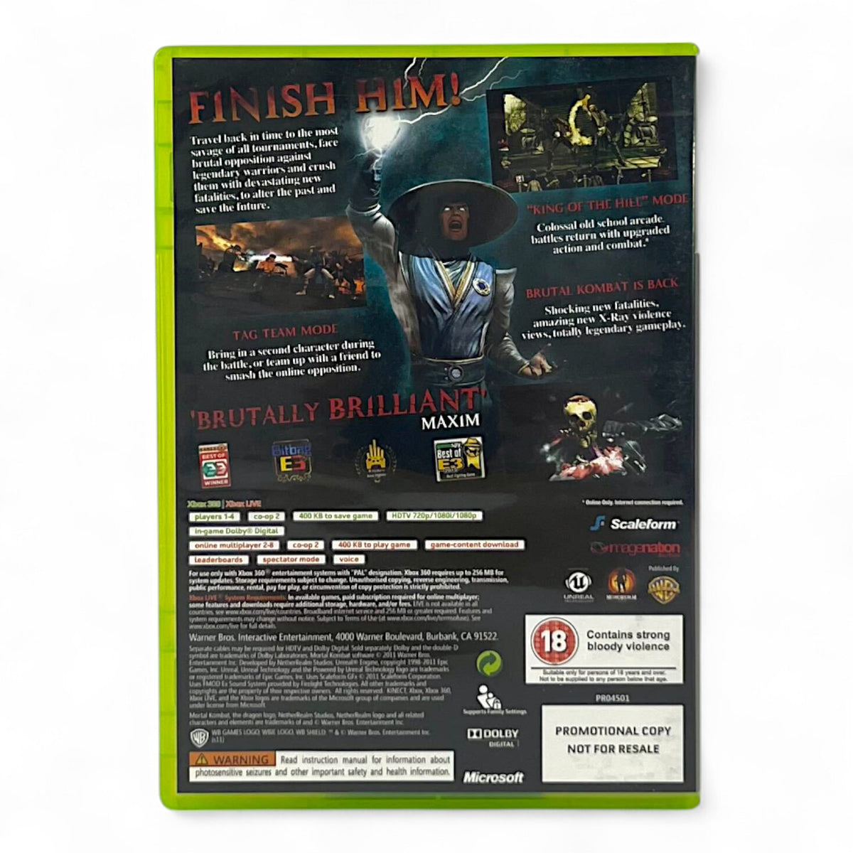 Mortal Kombat (GB) — Promo