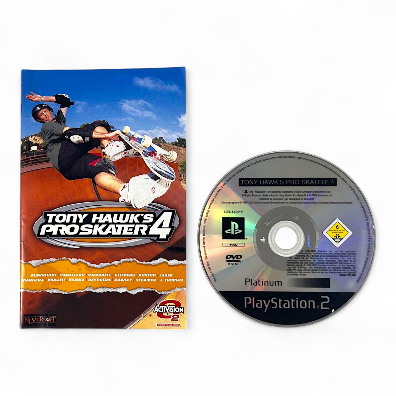 Tony Hawk's Pro Skater 4 (DE) — Platinum