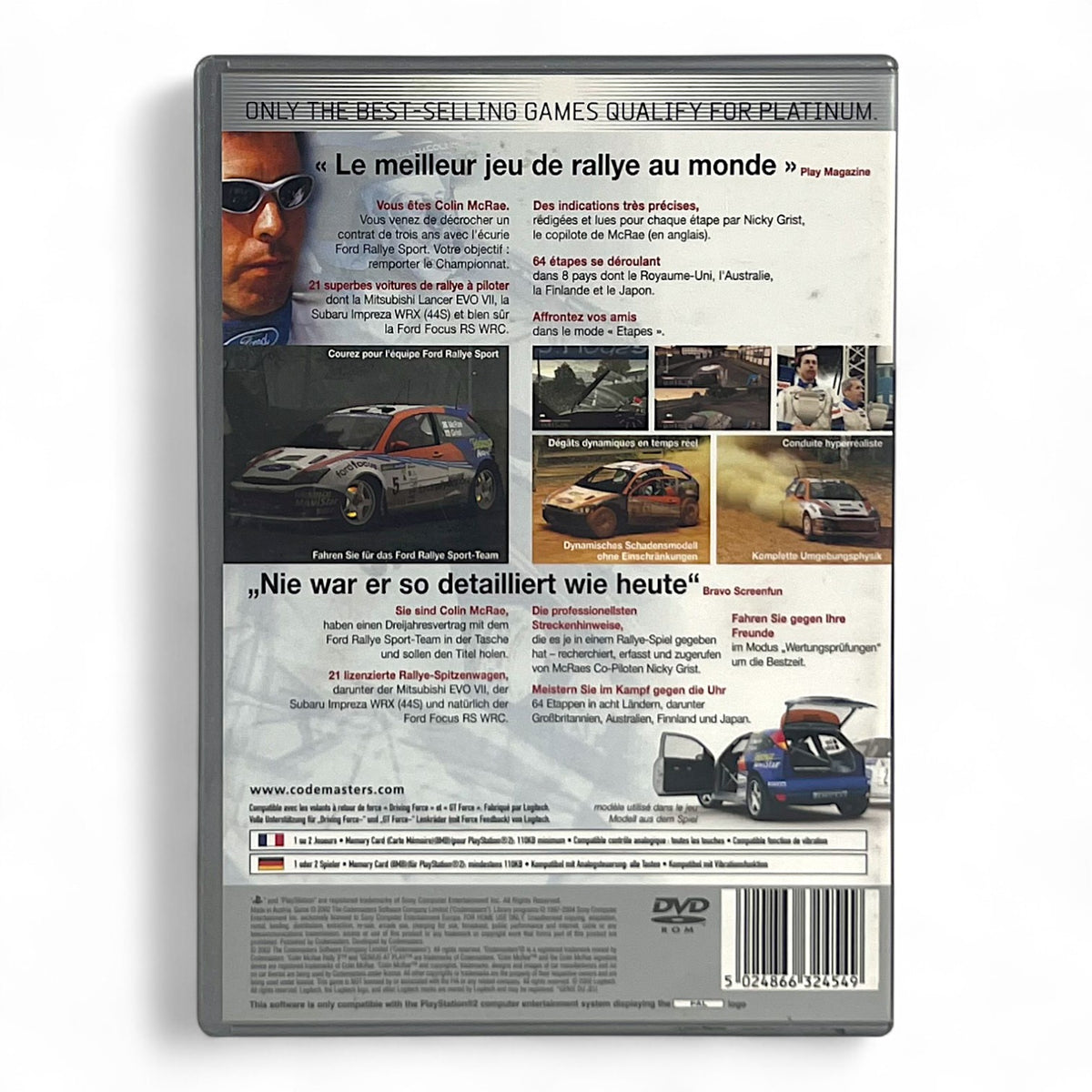 Colin McRae Rally 3 (FR) — Platinum