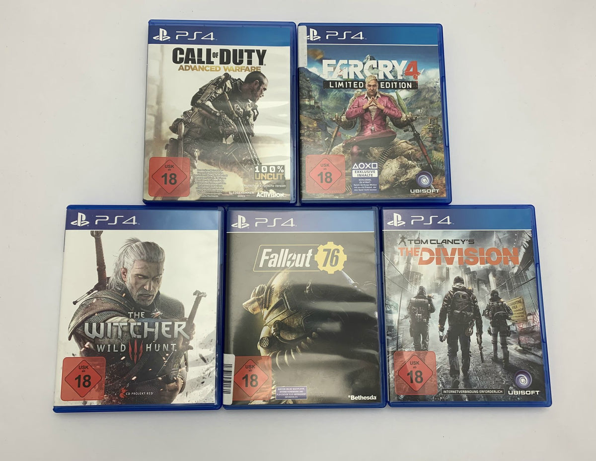 Wundertüte: 5 Original PS4 Spiele - SET 1