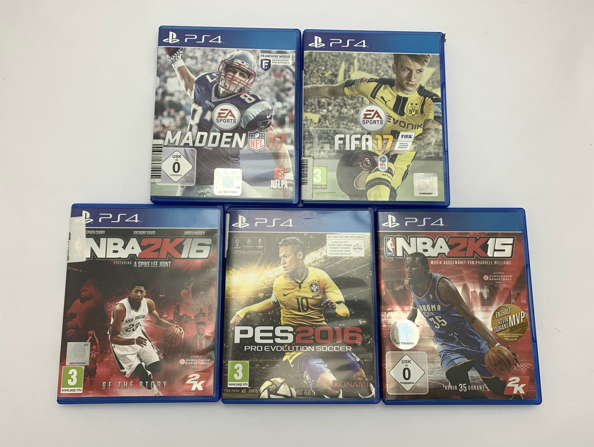Wundertüte: 5 Original PS4 Spiele - SET 4