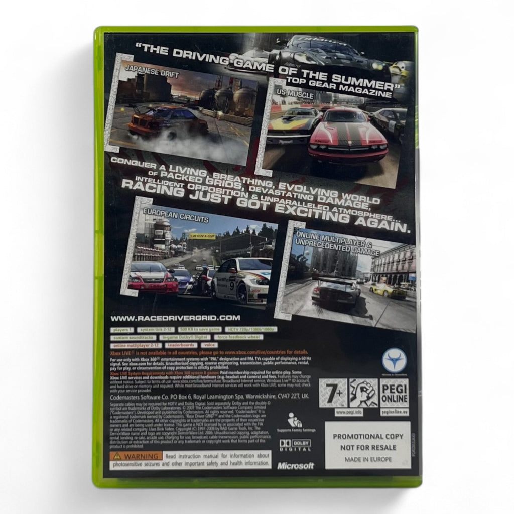 Race Driver GRID — Promo