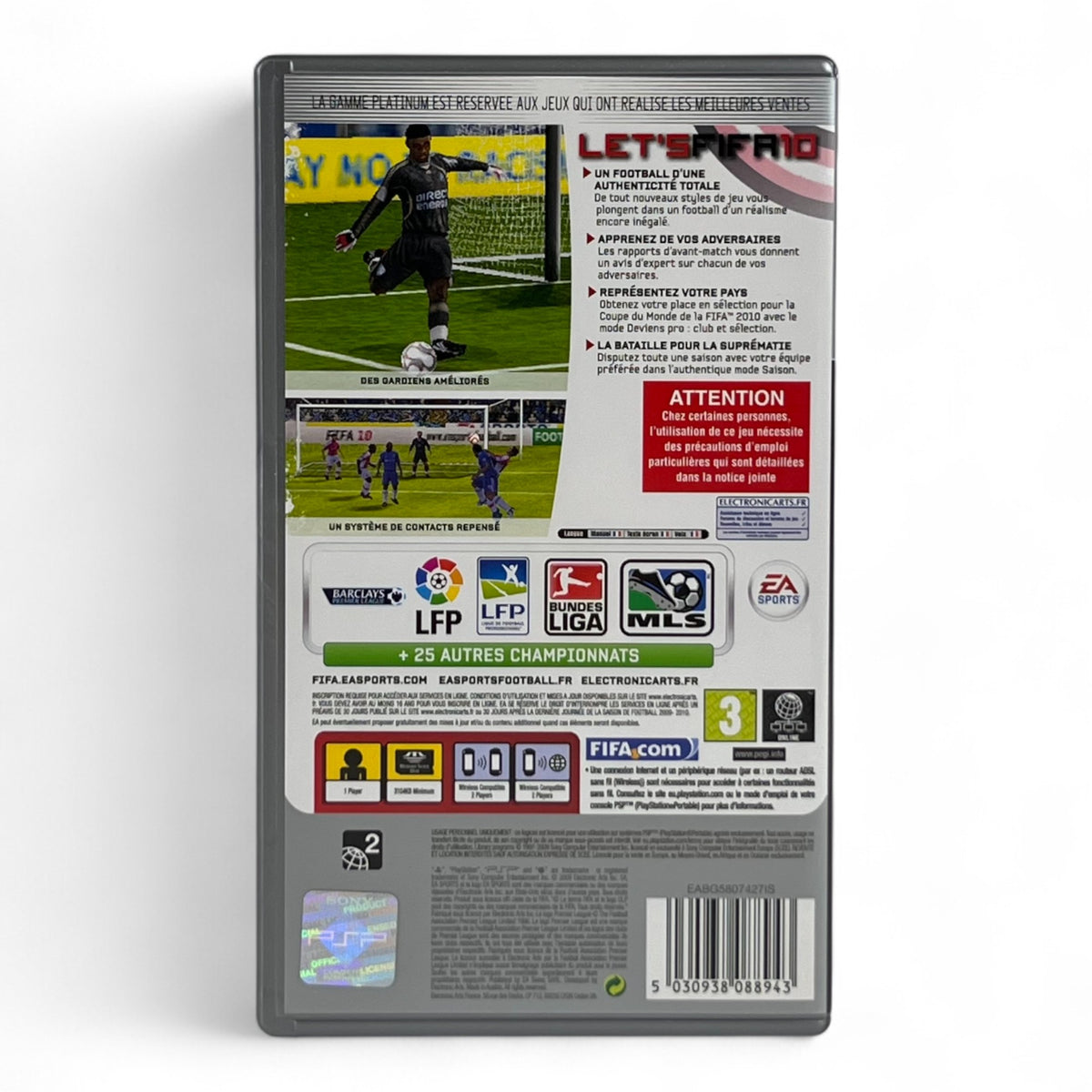 FIFA 10 (FR) — Platinum
