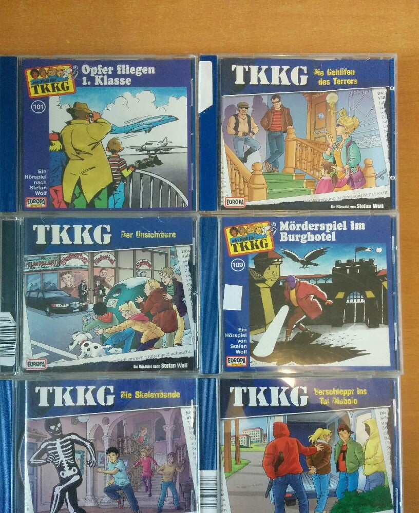 12 TKKG KINDER-CDs, Sammlung, Kids, Jungs, Mädchen - SET 82