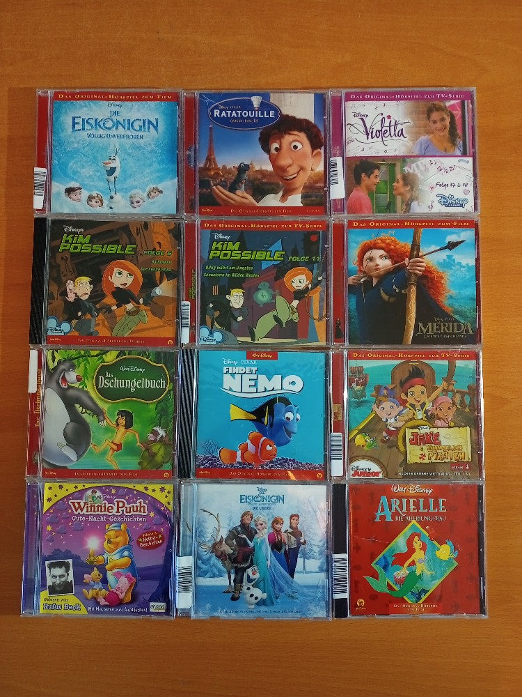 Kinder-Set 221 - Disney Ariel, Dschungelbuch, Findet Nemo, Eiskönigin uvm.