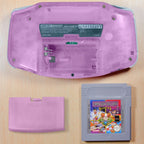Konsole pink - rosa / Clear Red + Spiel GB Gallery 5in1