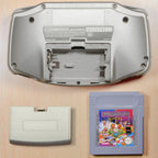 Konsole silber Platinum + Spiel GB Gallery 5in1