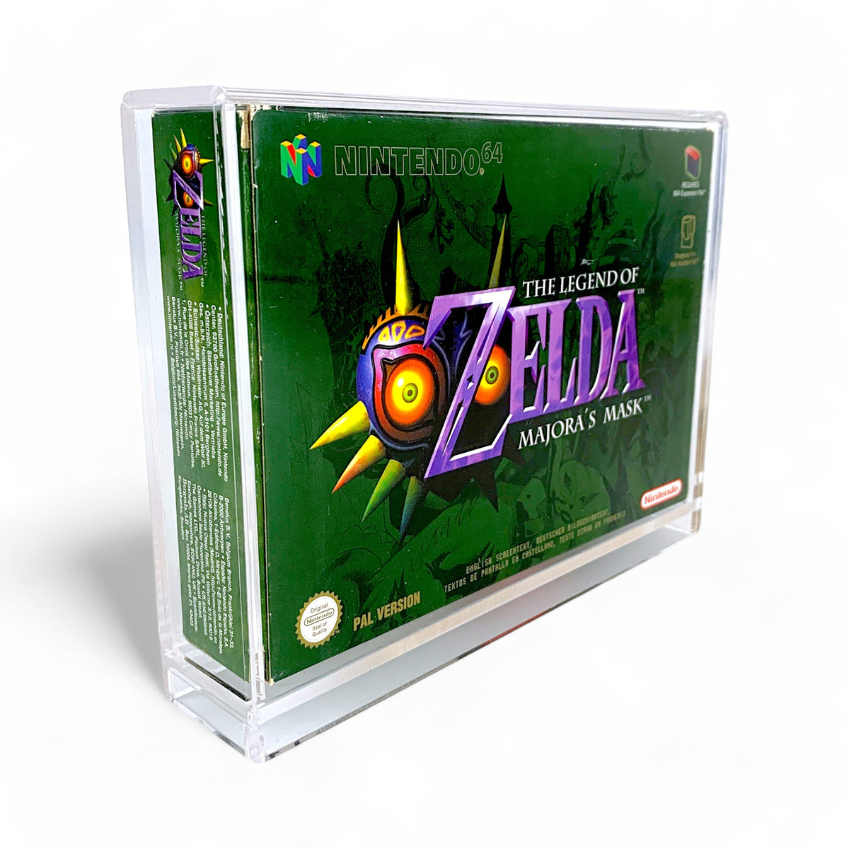 Premium Acrylcase / 4mm Acryl Box mit UV- und Staubschutz für Nintendo 64 / N64 OVP's
