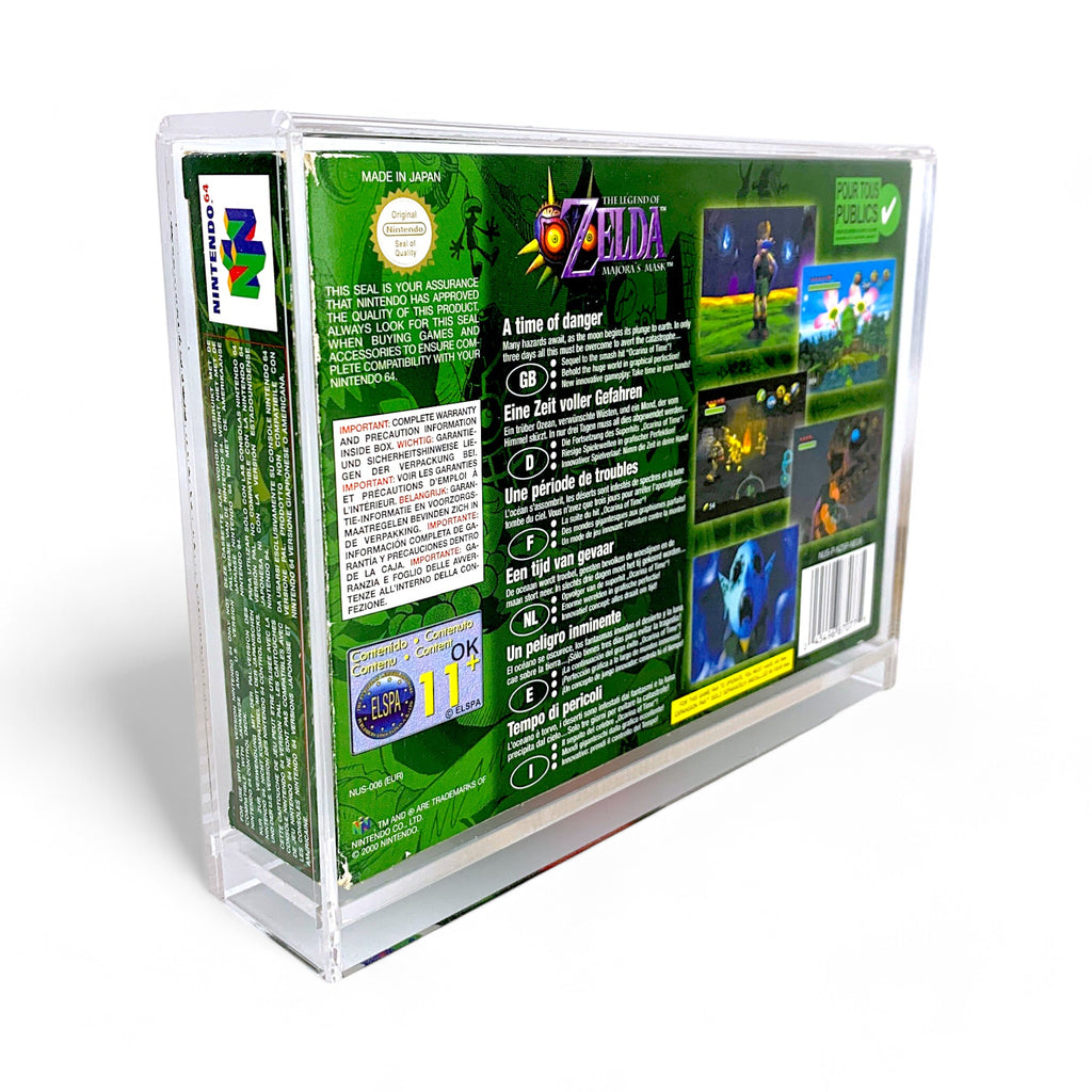 Premium Acrylcase / 4mm Acryl Box mit UV- und Staubschutz für Nintendo 64 / N64 OVP's
