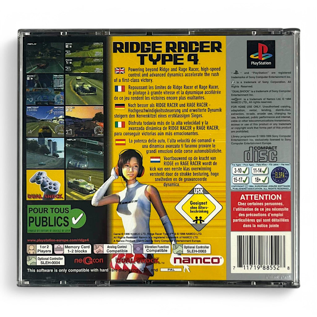 Ridge Racer Type 4 (EU) — Platinum