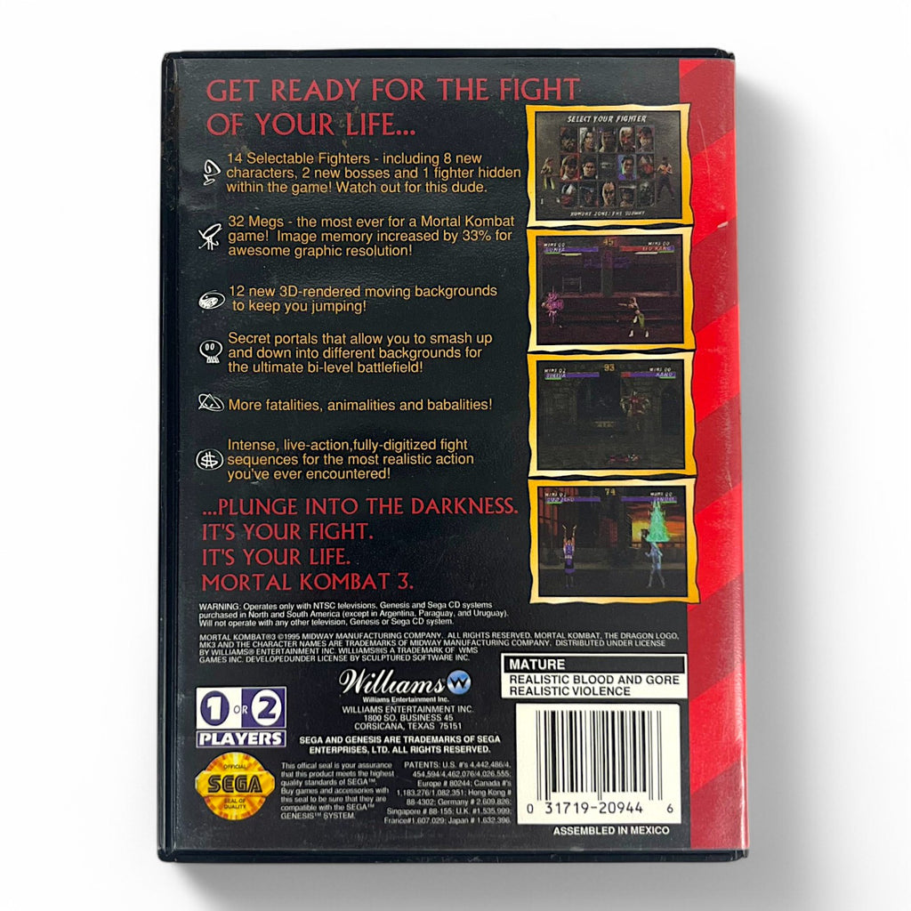 Mortal Kombat 3 (US)