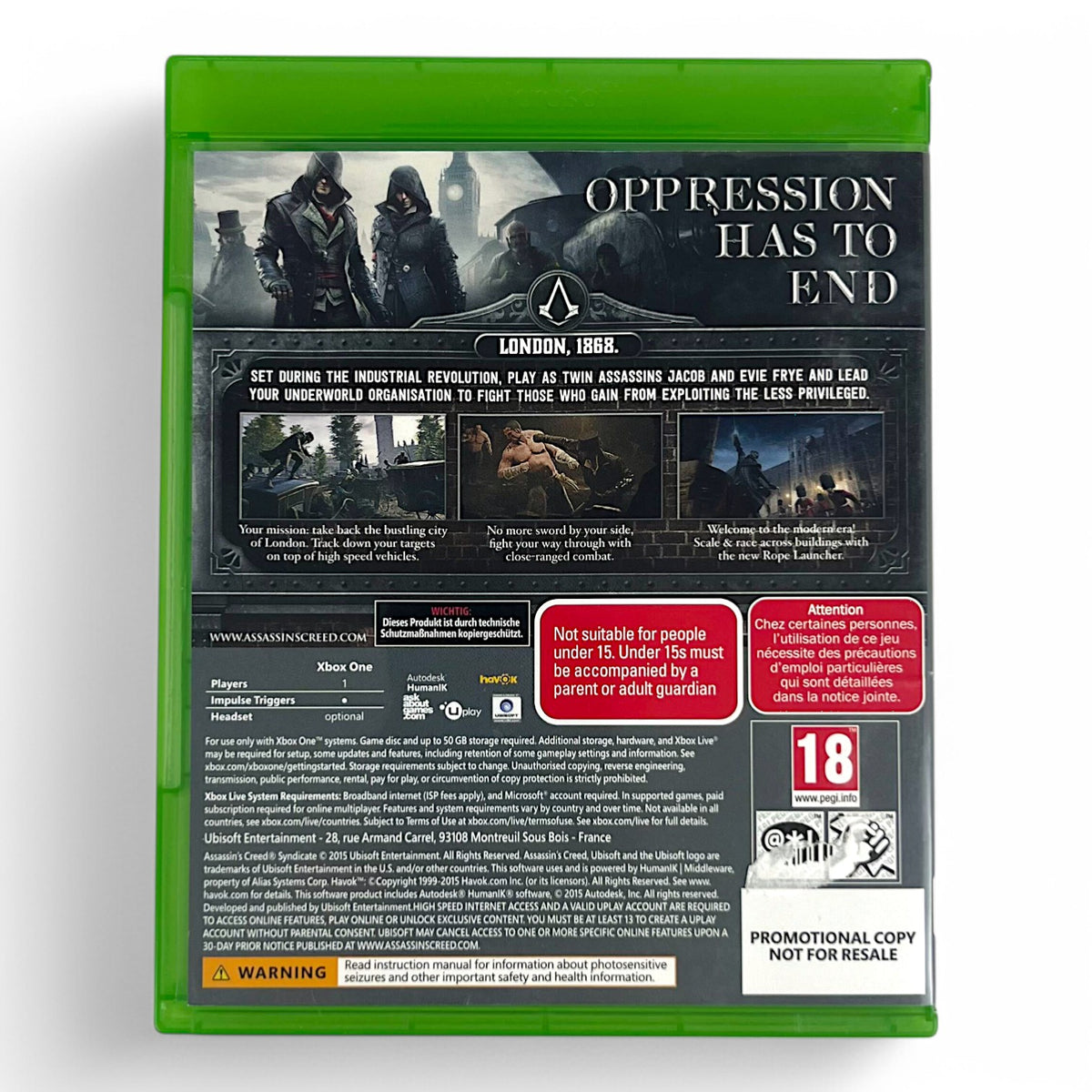 Assassin's Creed Syndicate (DE) — Promo