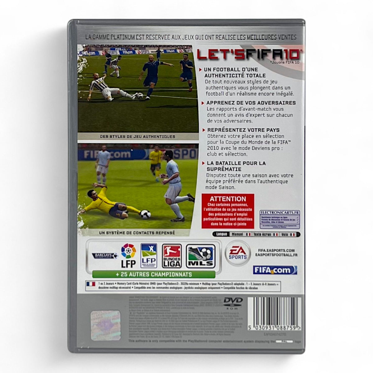 FIFA 10 (FR) — Platinum