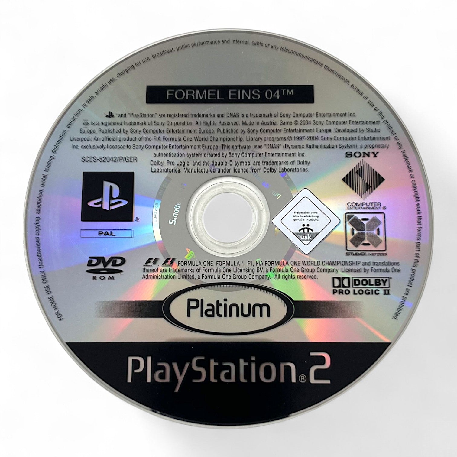 Formel Eins 04 (DE) — Platinum