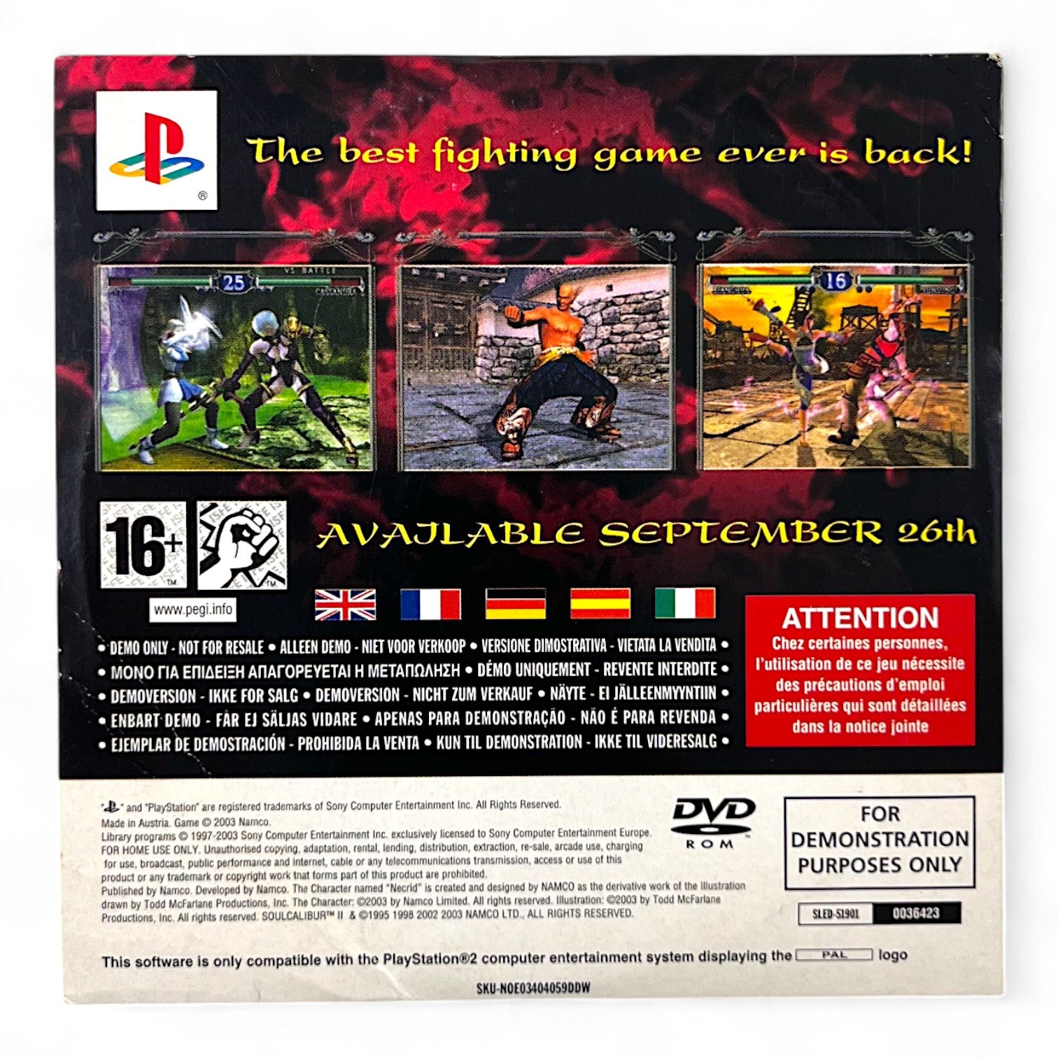 Soul Calibur II 2 — Promo