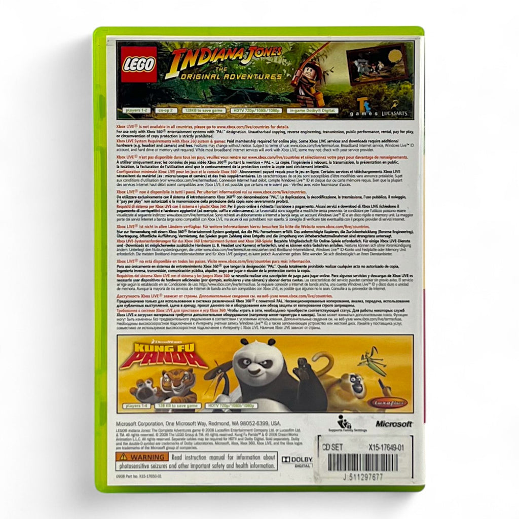 2 in 1 LEGO Indiana Jones & Kung Fu Panda (GB)