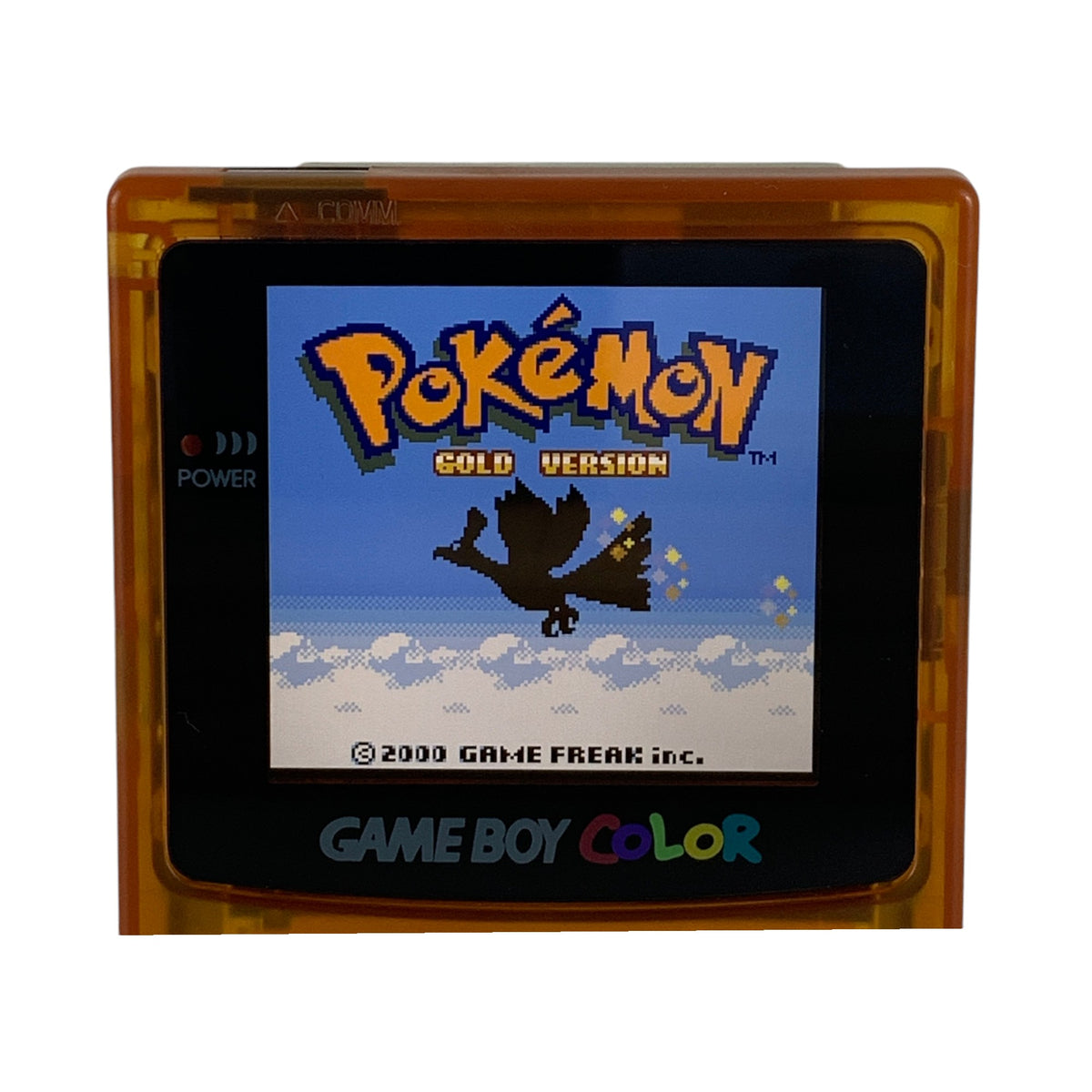 Konsole #Clear Orange Q5 IPS Mod mit größerem Display [Retrosix]