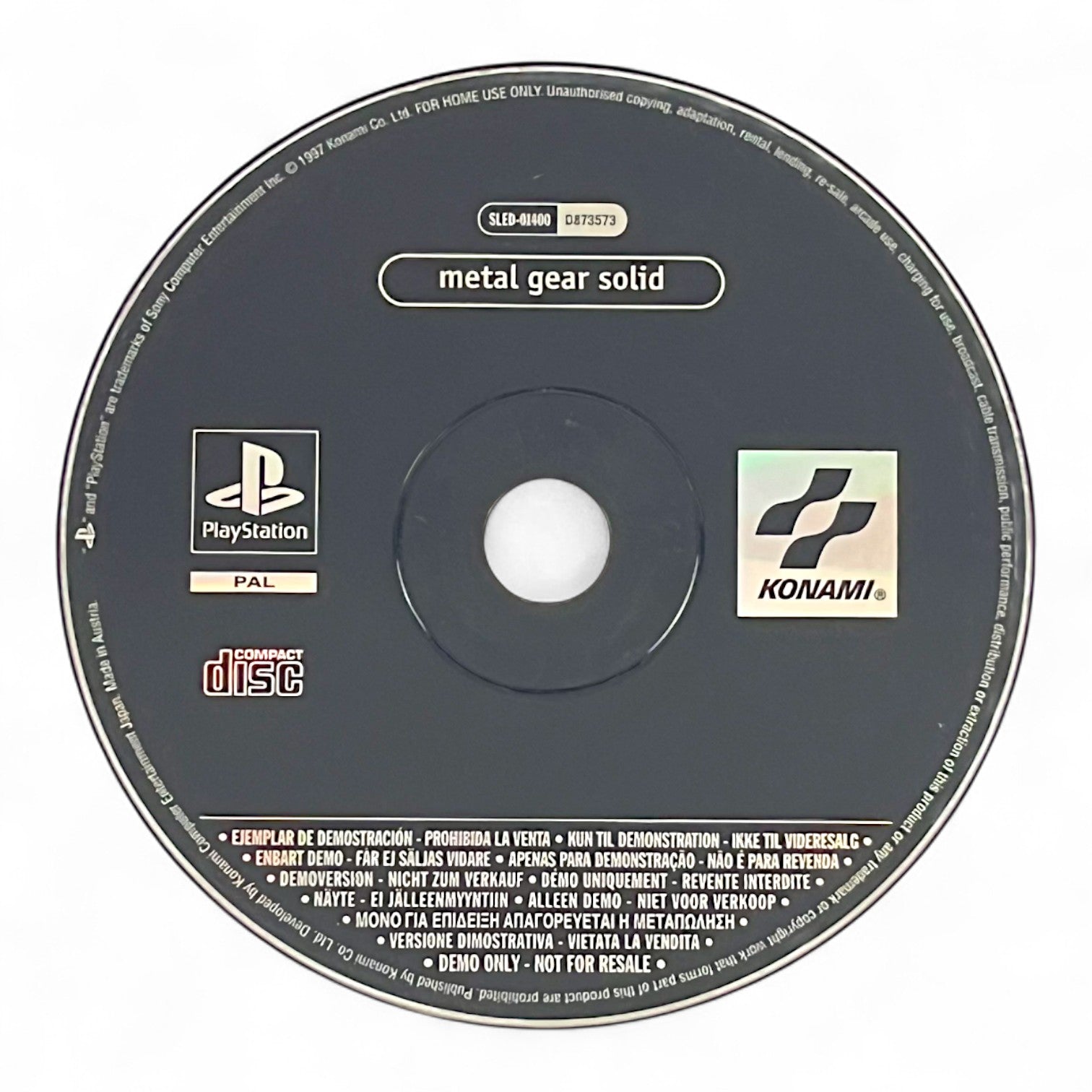 Metal Gear Solid DEMO (DE)