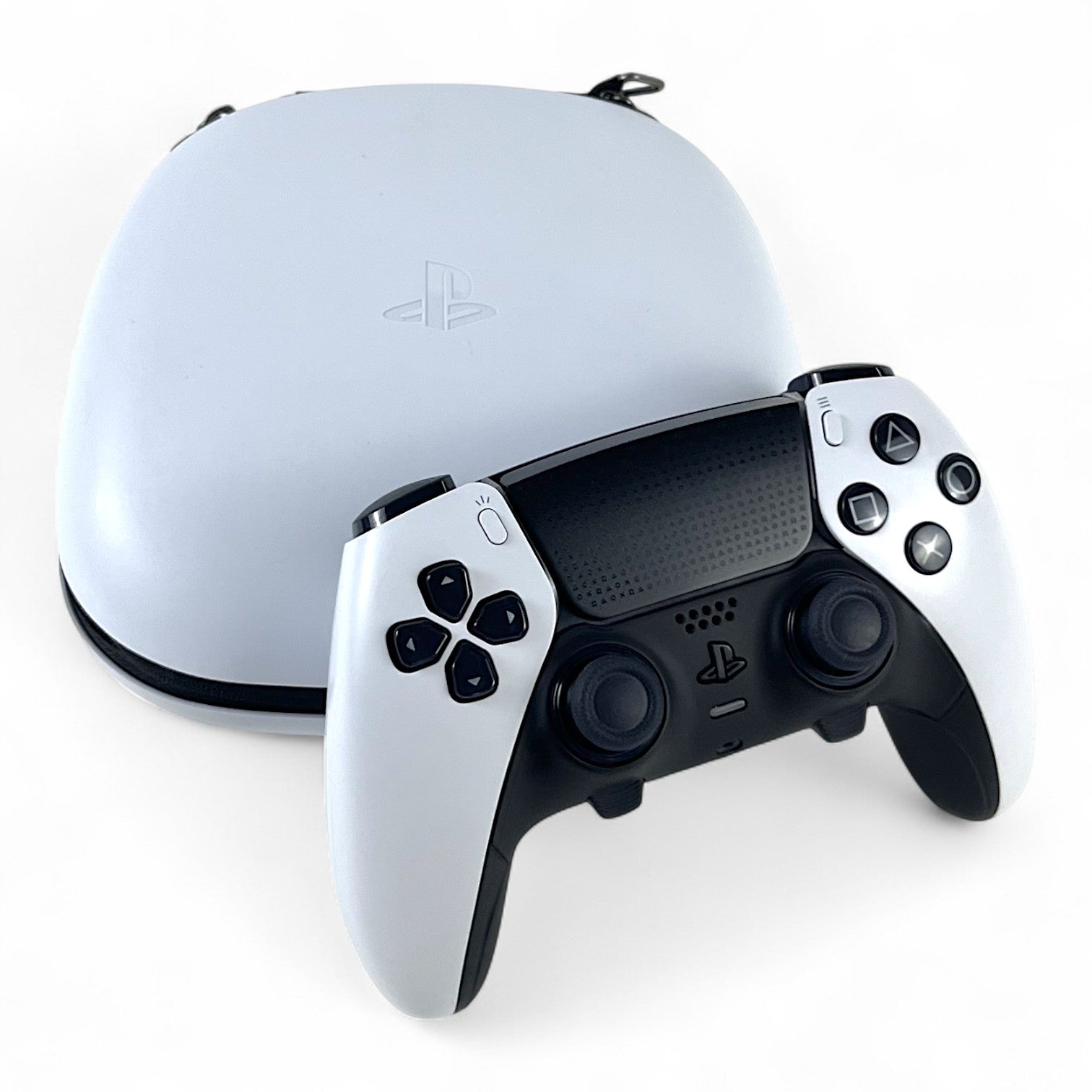 Original DualSense Edge Controller mit Neuem Grip + Zubehör +Tasche
