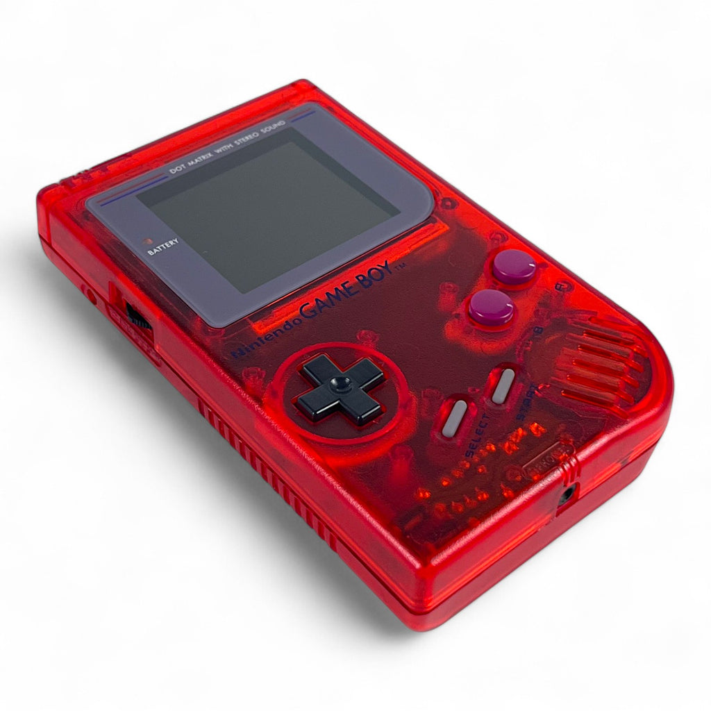Konsole Classic DMG-01 rot-transp. IPS Q5 LCD Display Mod