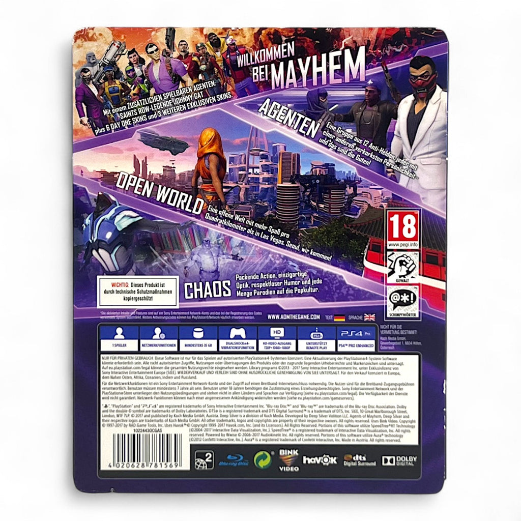 Agents of Mayhem (DE) — Steelbook