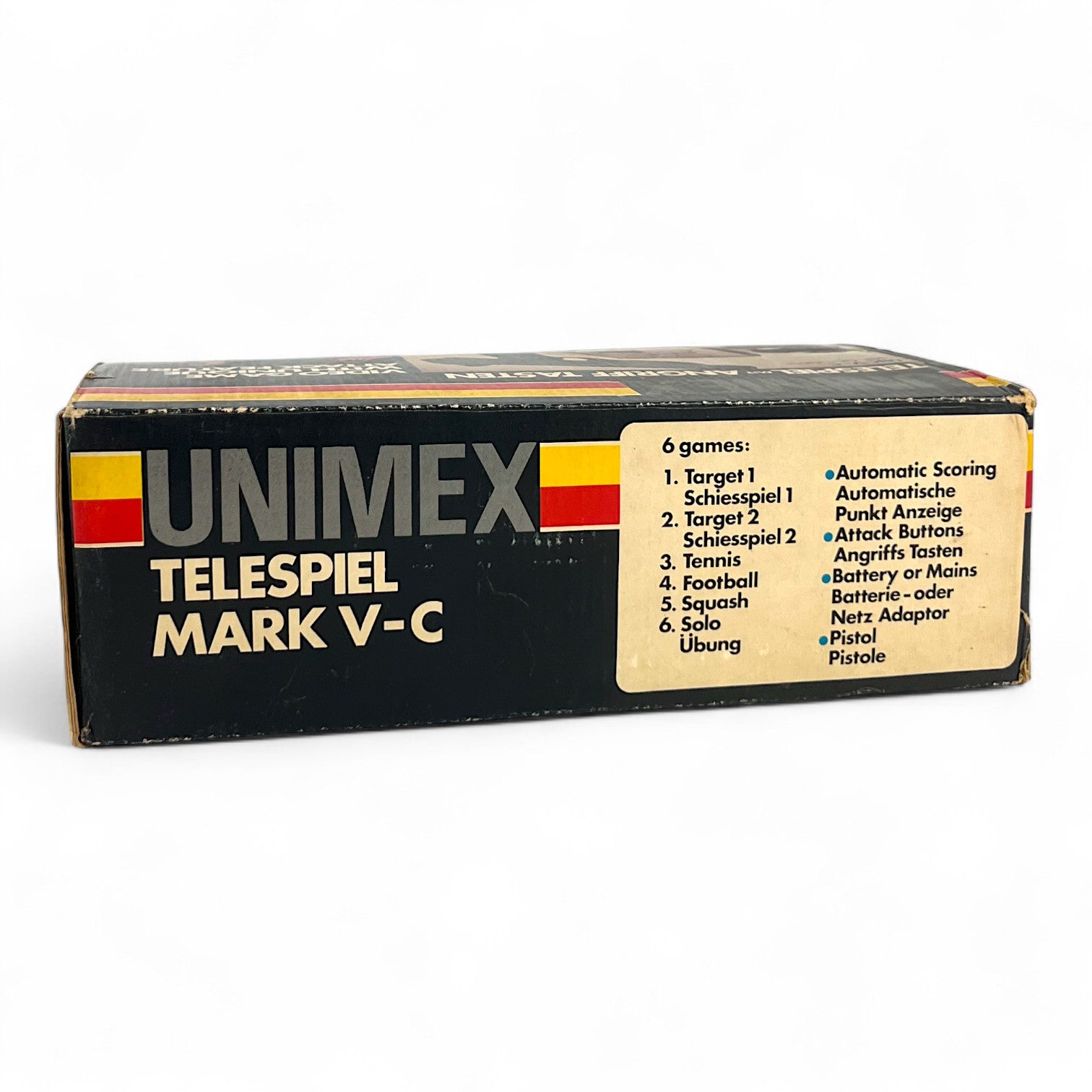 Konsole Unimex Mark V-C + 2 Orig. Controller / Telespiel mit Angriff Tasten