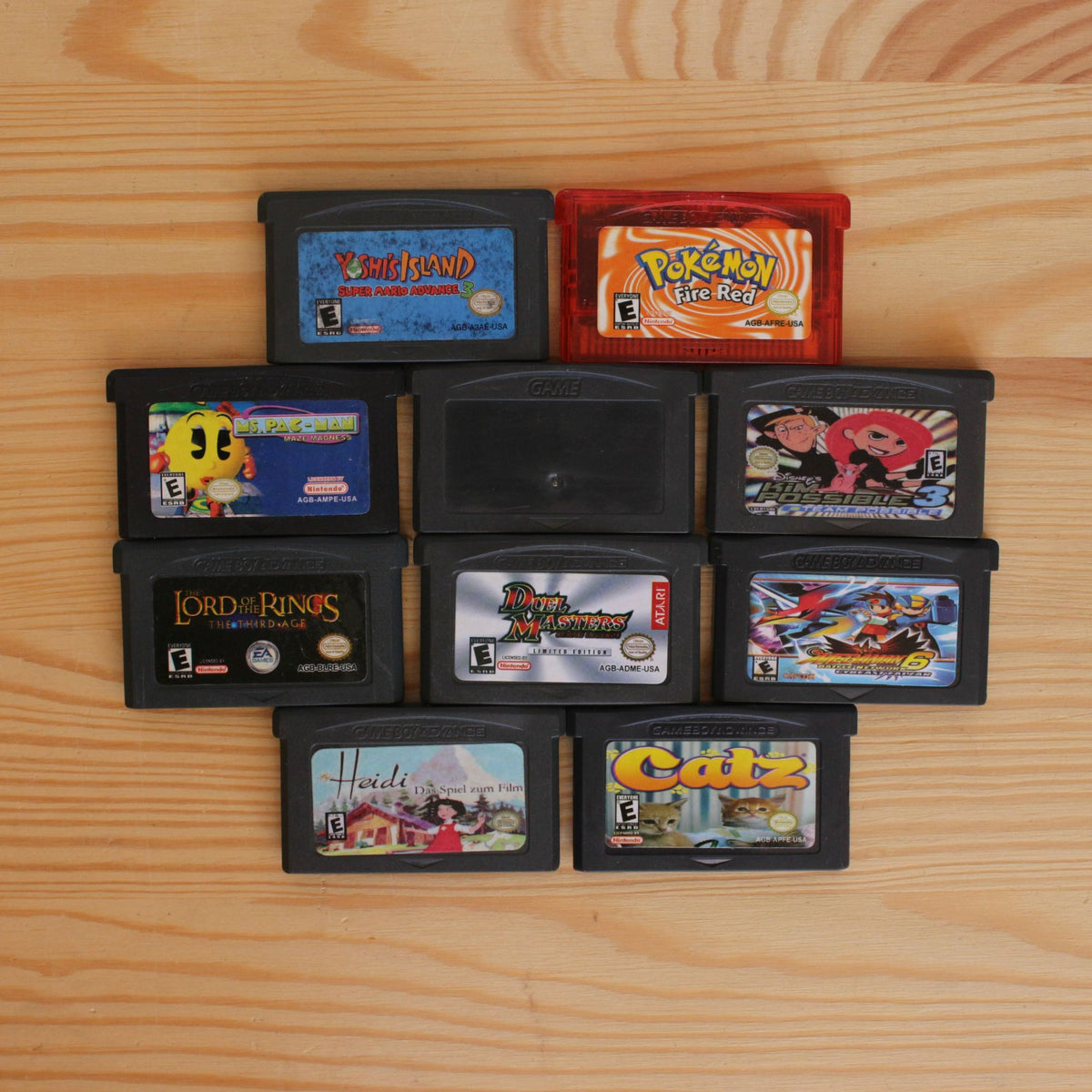 10 GameBoy Spiele zum TOP Preis! - GBA 479