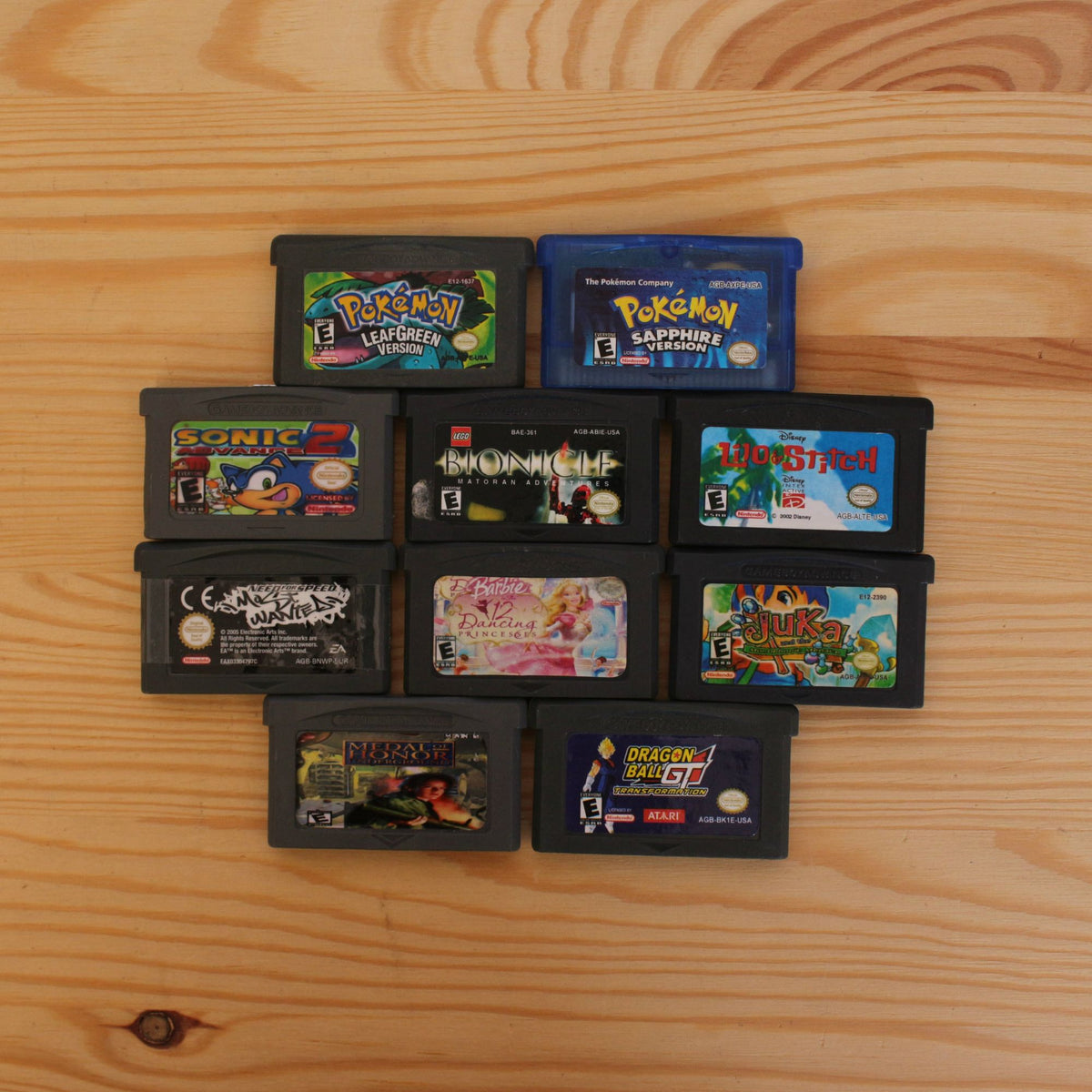 10 GameBoy Spiele zum TOP Preis! - GBA 481