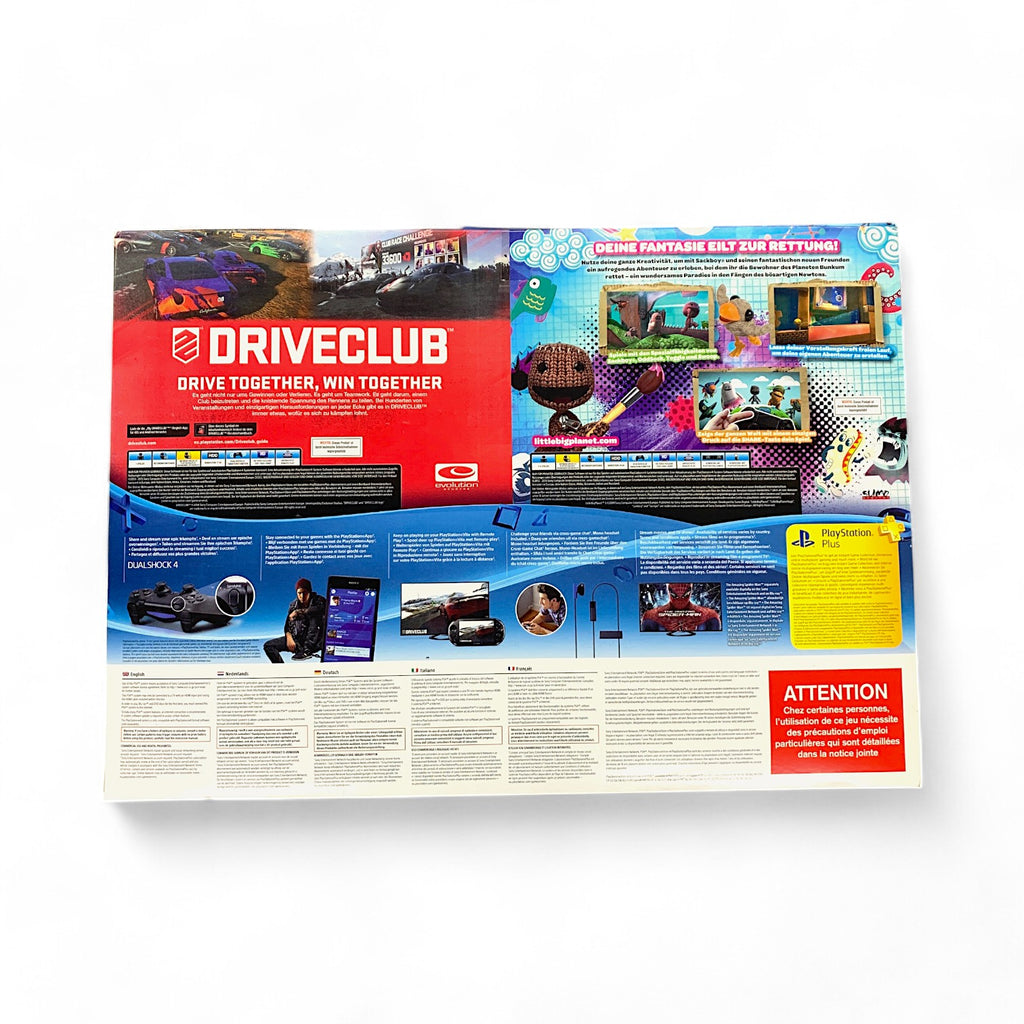 Konsole 500GB Drive Club + Little Big Planet Edition + Spiel + Original Controller