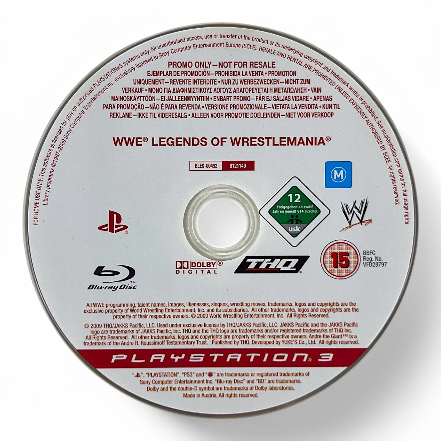 WWE Legends of Wrestlemania [Promo] (DE)