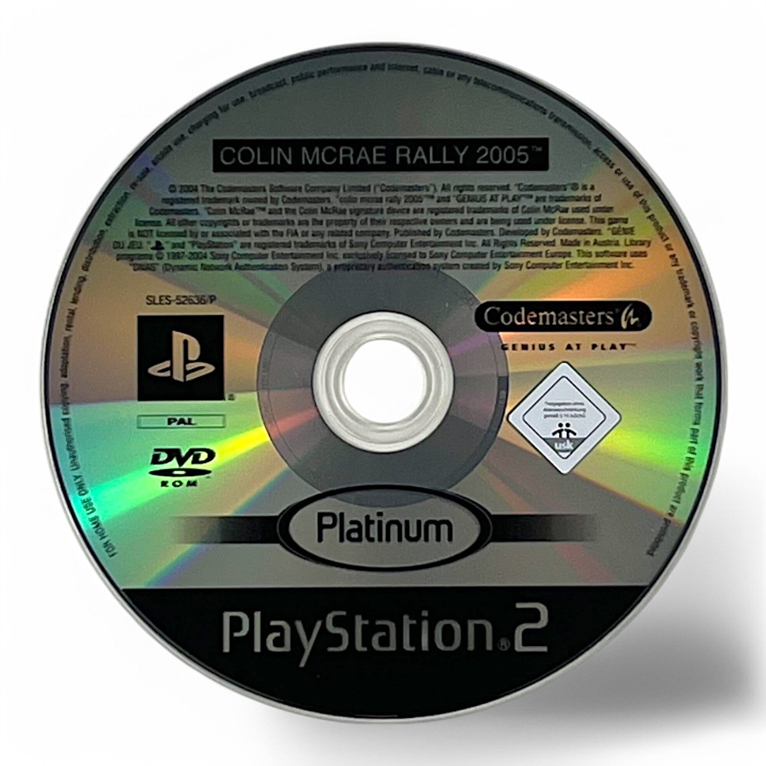 Colin McRae Rally 2005 (DE) — Platinum