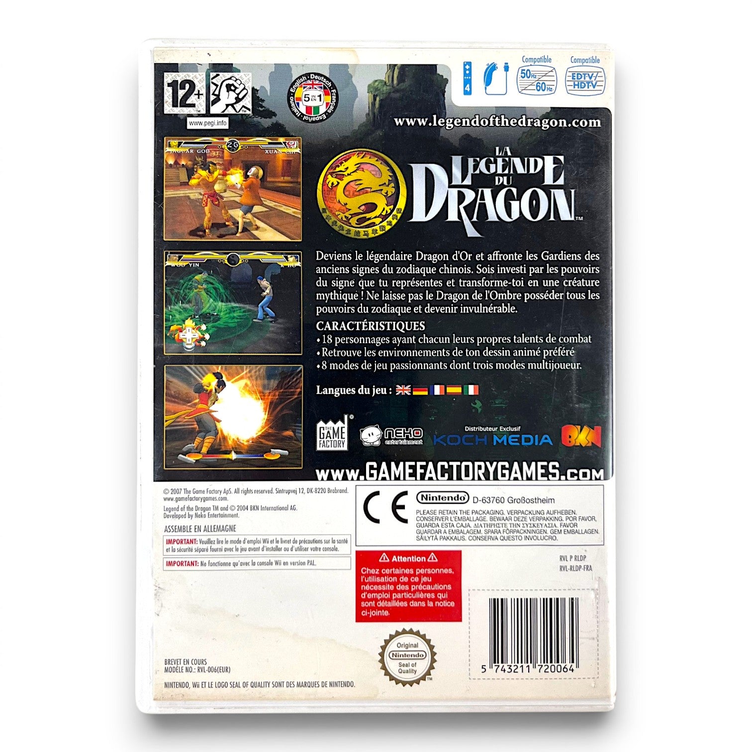 Legend of the Dragon / La Legende Du Dragon (FR)