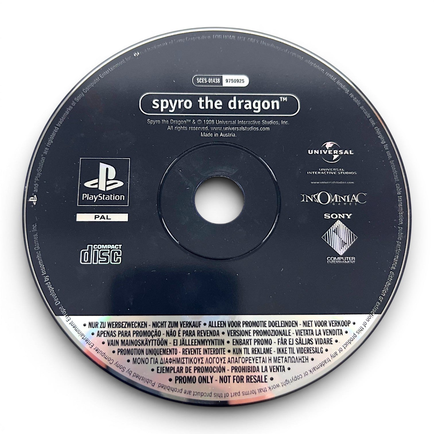 Spyro the Dragon (DE) — Promo