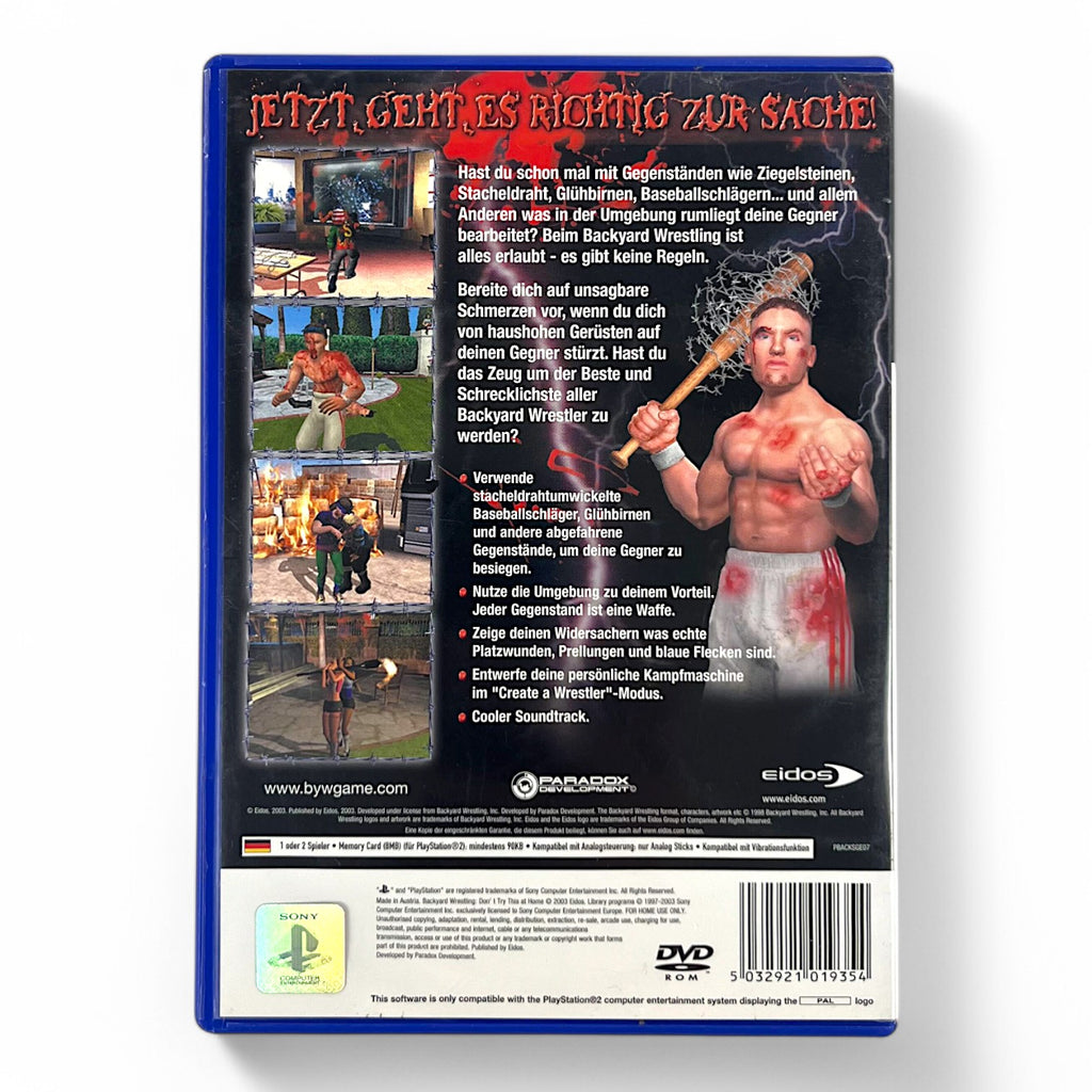 Backyard Wrestling: Don't try this at Home (DE)