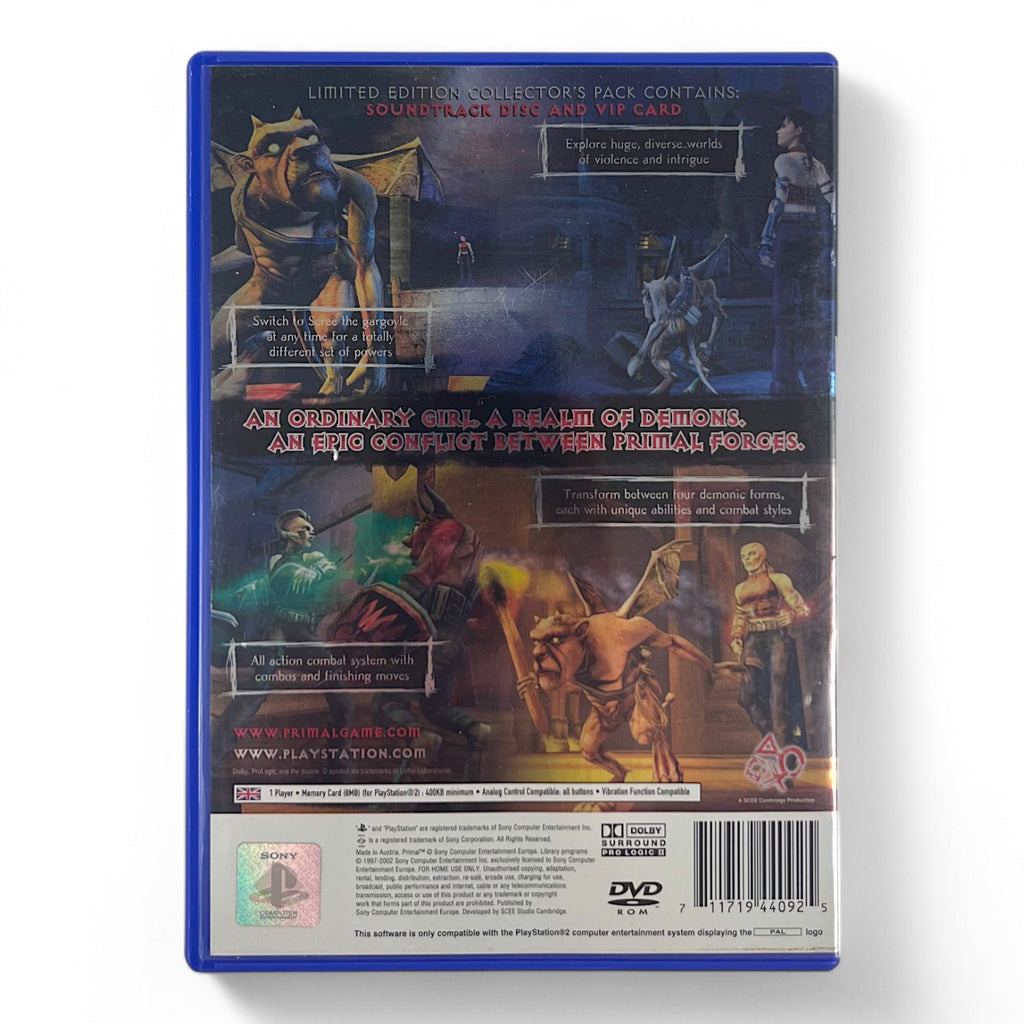 Primal + Bonus Soundtrack (GB) — Collector's Edition