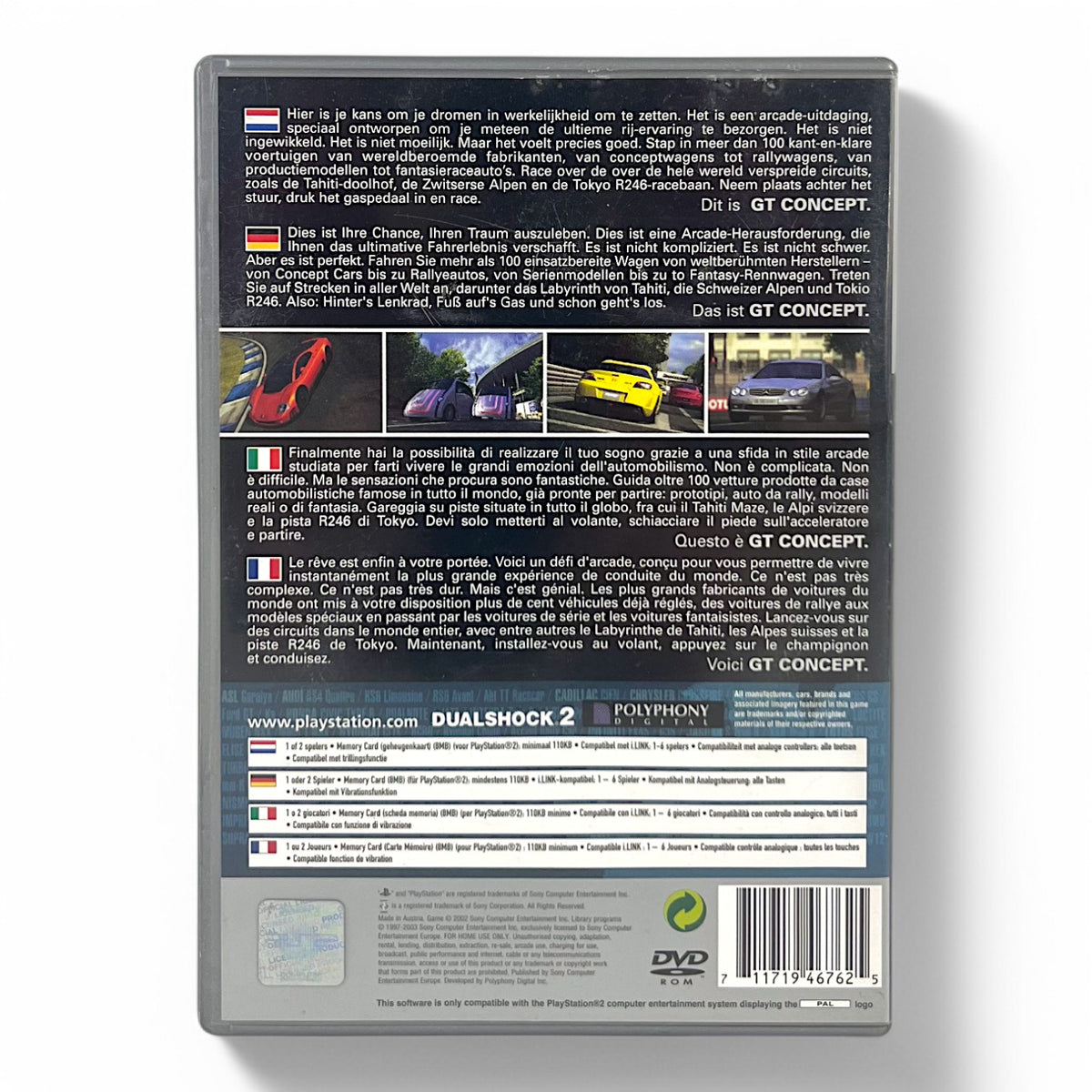 Gran Turismo Concept - 2002 Tokyo-Geneva (AT) — Platinum