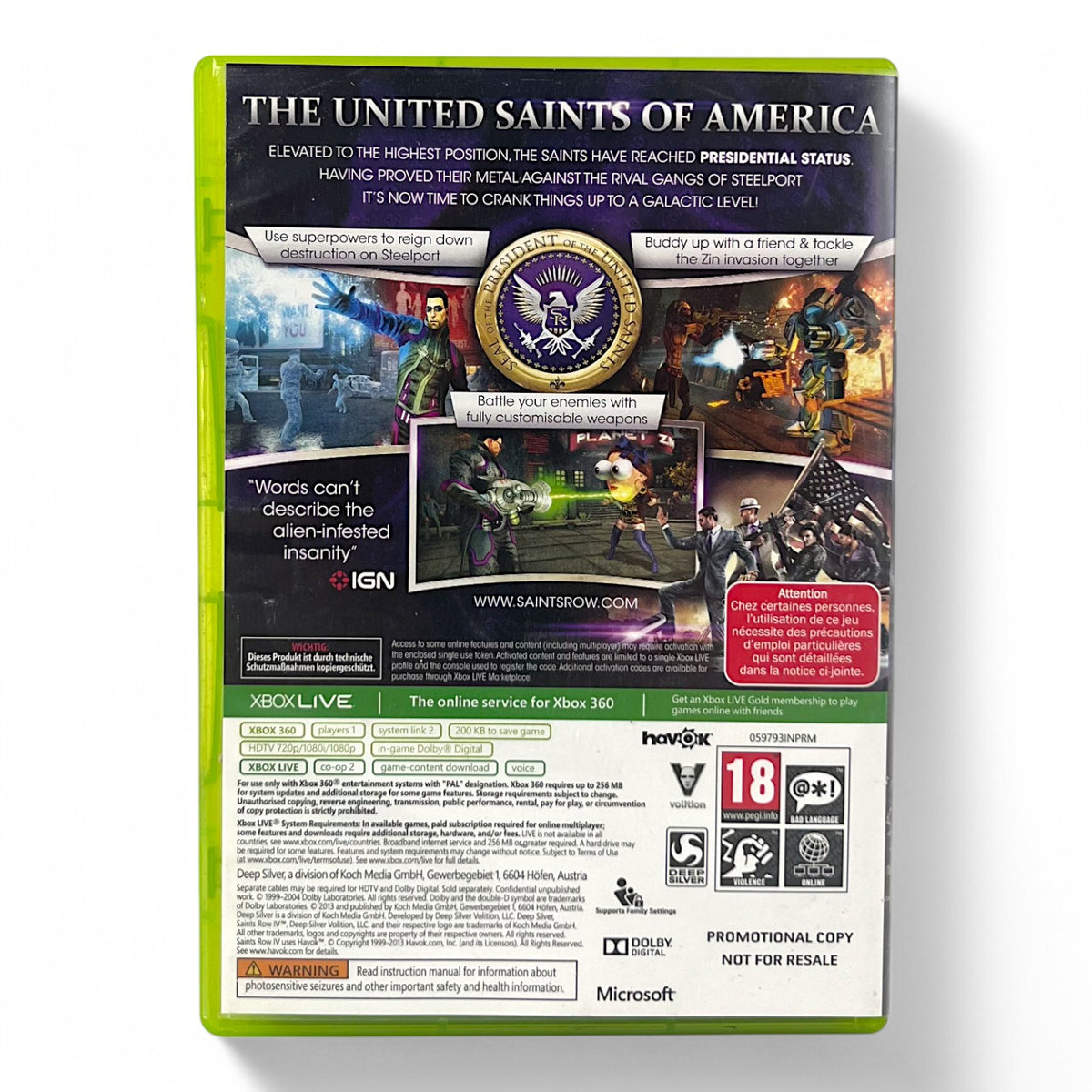 Saints Row IV — Promo