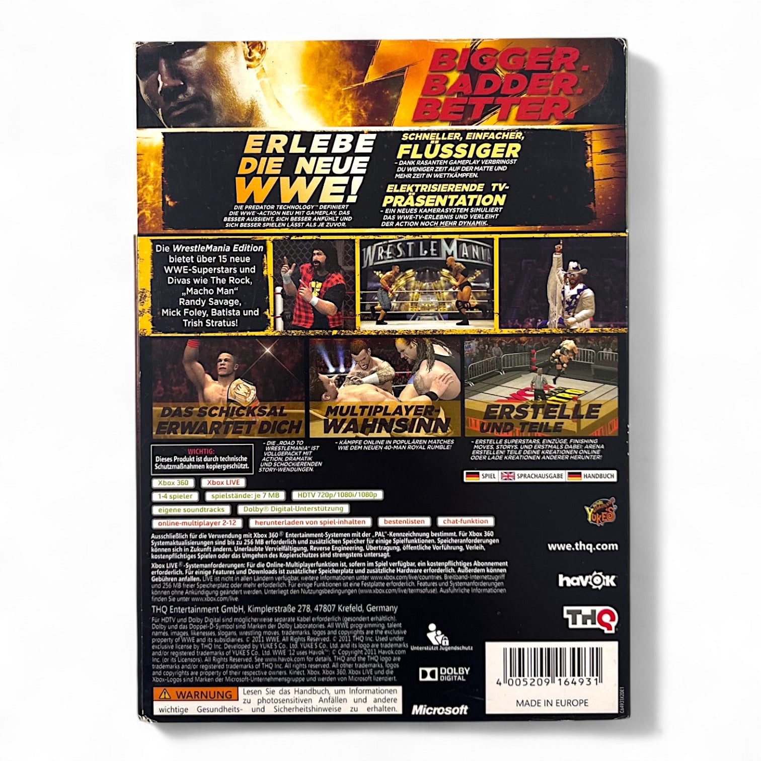WWE 12 Wrestlemania Edition (DE) — Wrestlemania Edition