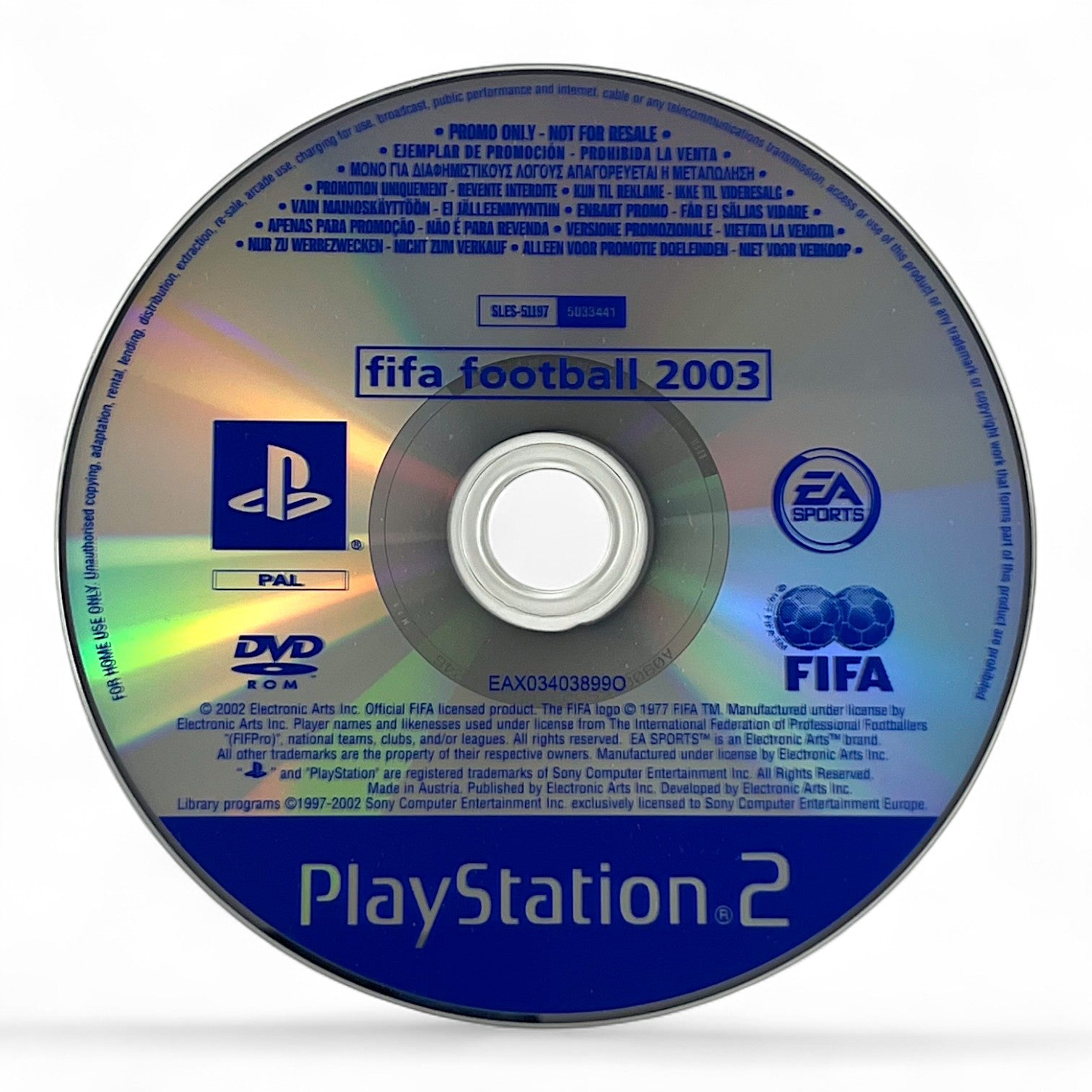 FIFA Football 2003 — Promo