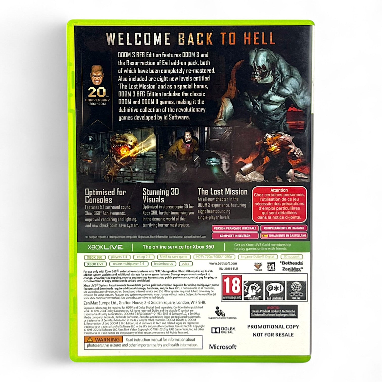 Doom 3 BFG Edition [Promo] (EU)