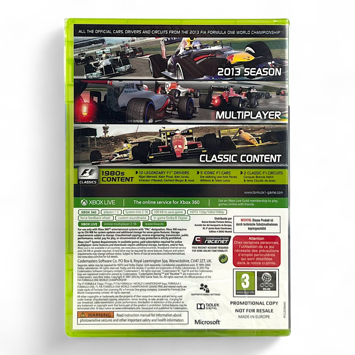 F1 / Formula One 2013 (DE) — Promo