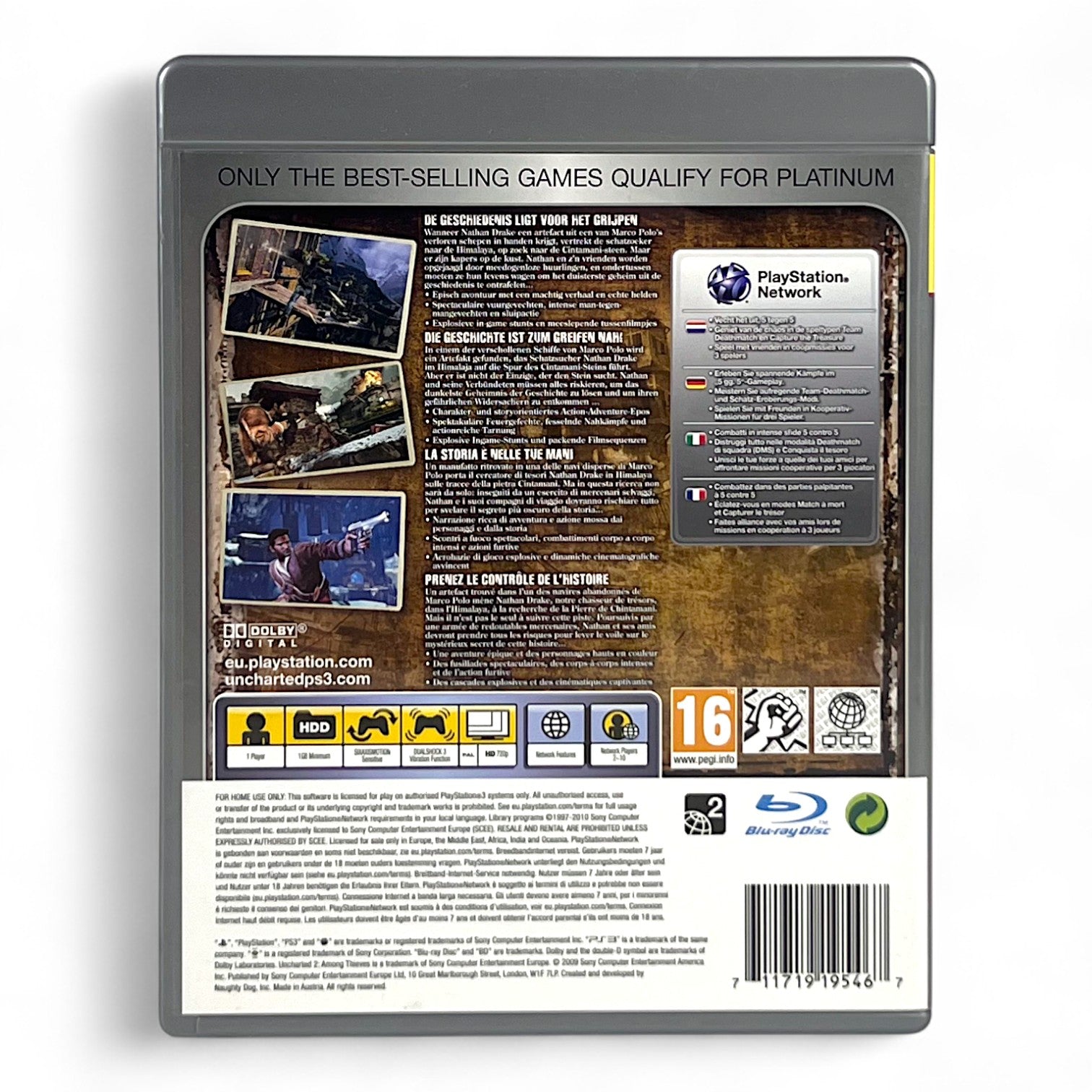 Uncharted 2: Among Thieves [Platinum] (AT)