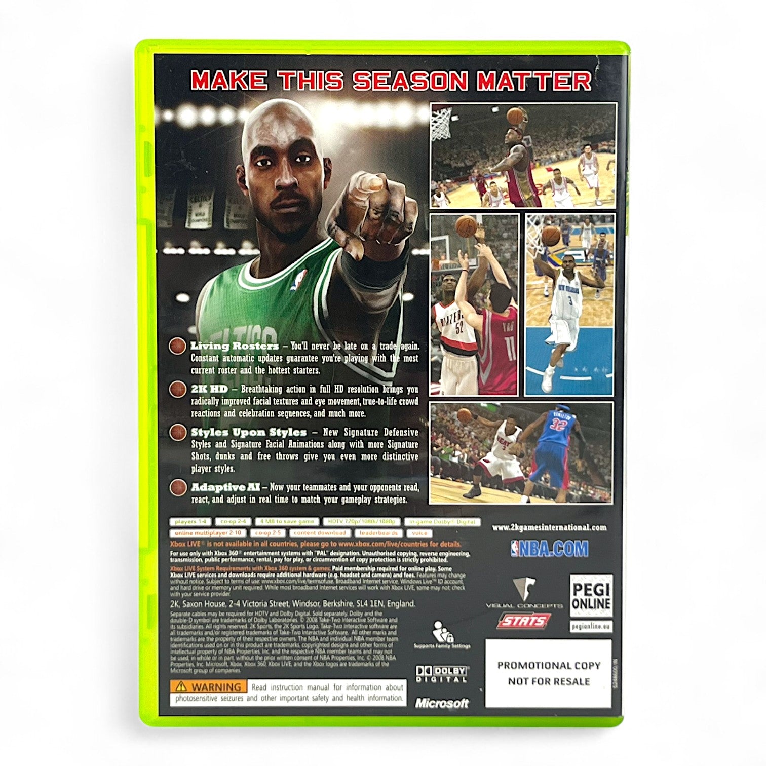 NBA 2K9 — Promo