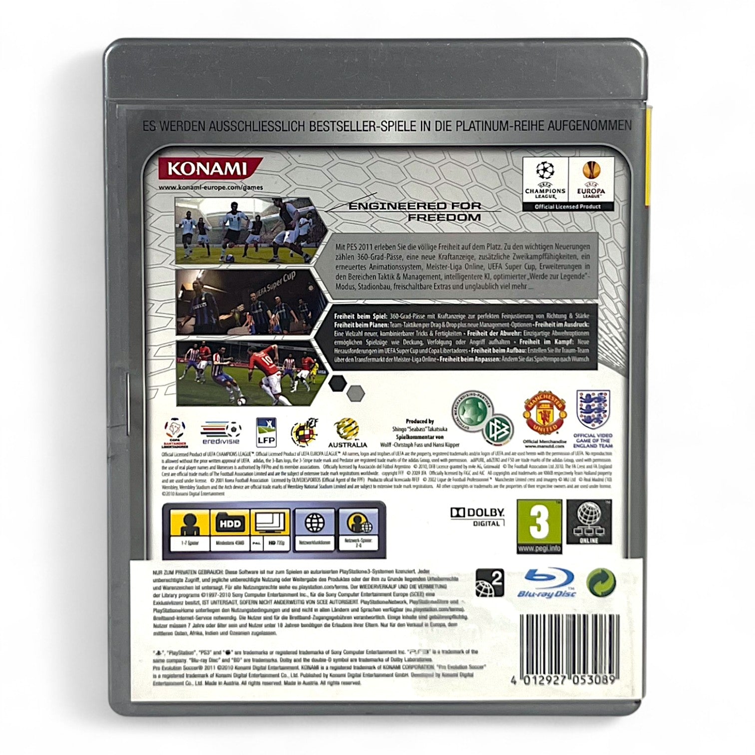 Pro Evolution Soccer 2011 [Platinum] (AT)