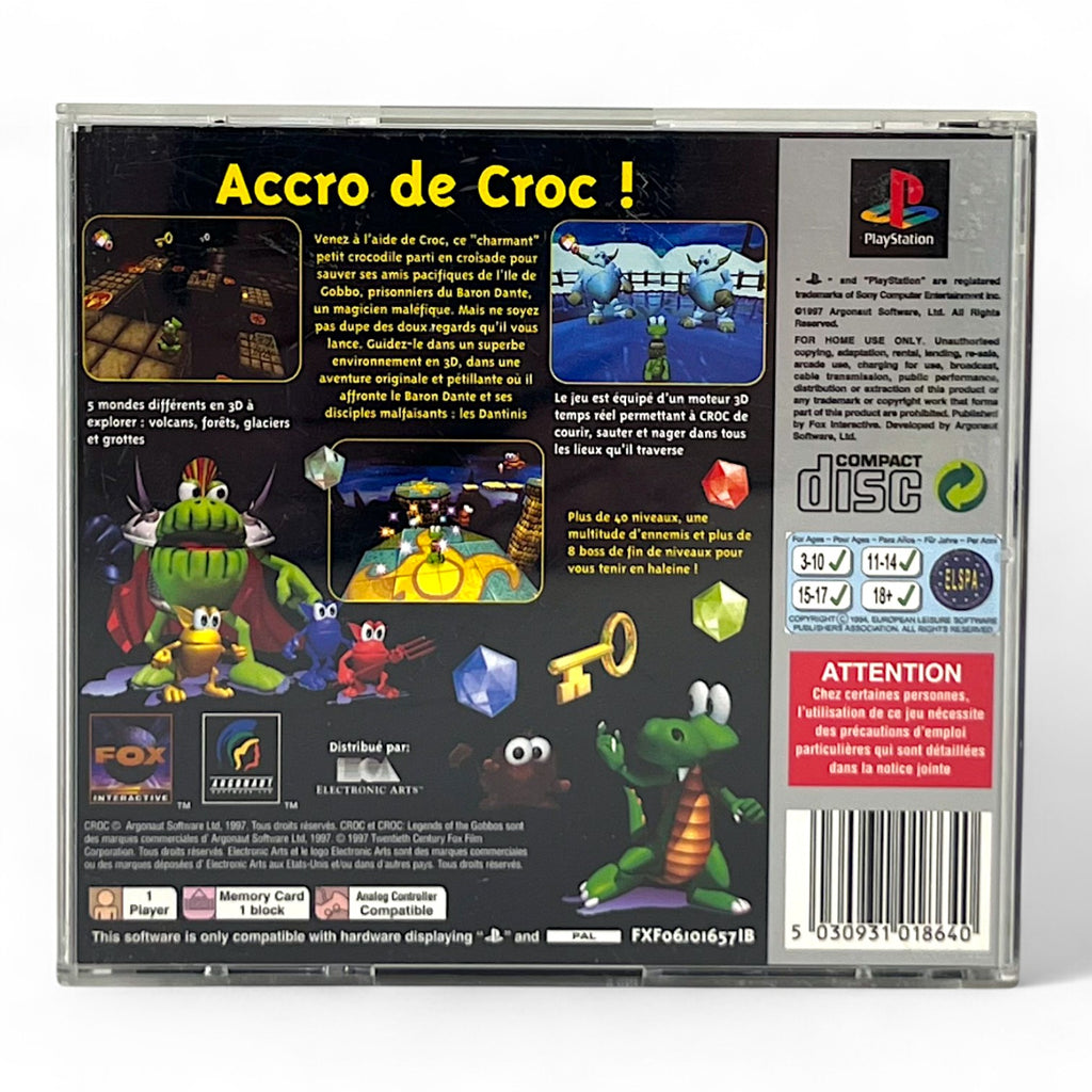 Croc: Legend of the Gobbos (FR) — Platinum