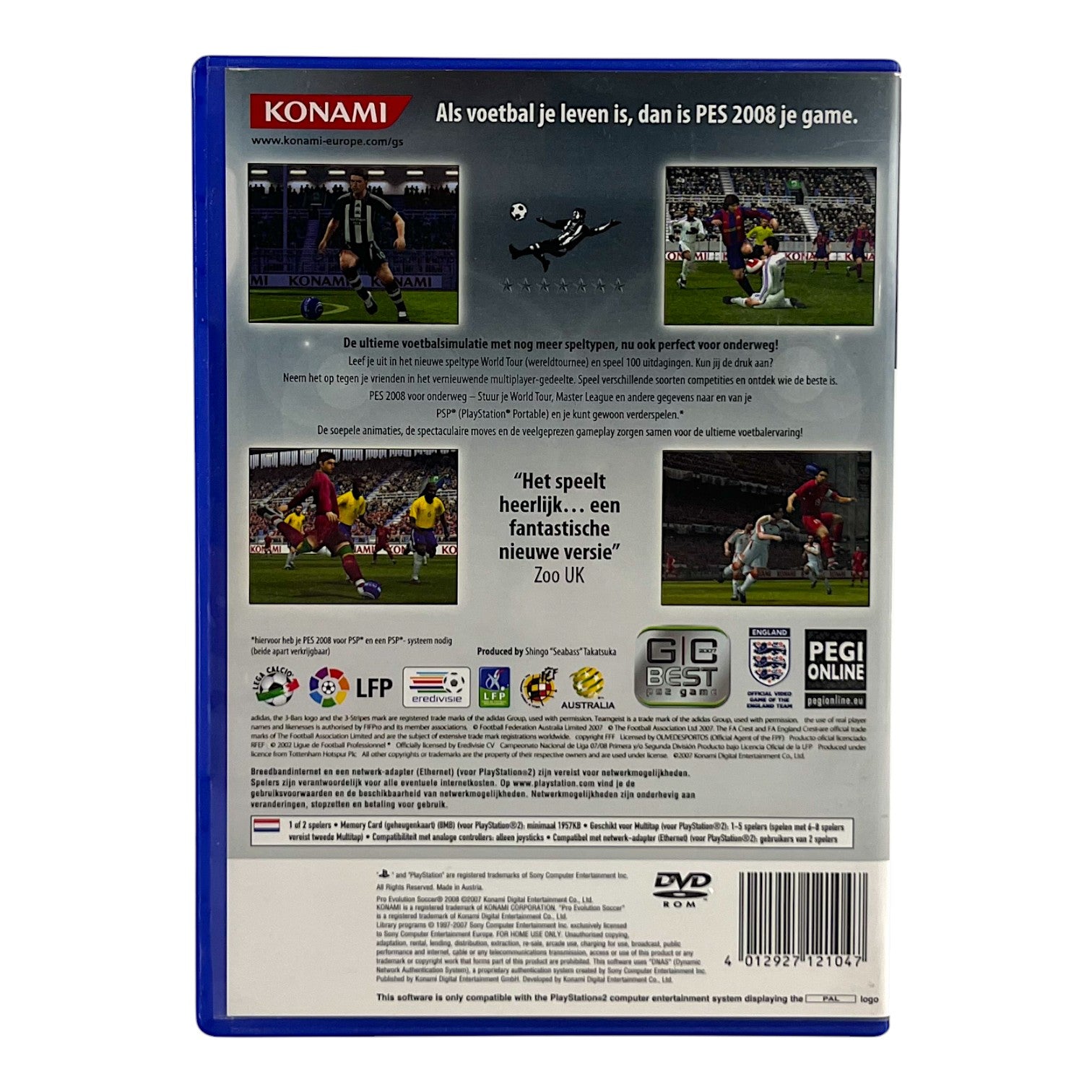 Pro Evolution Soccer 2008 (NL)
