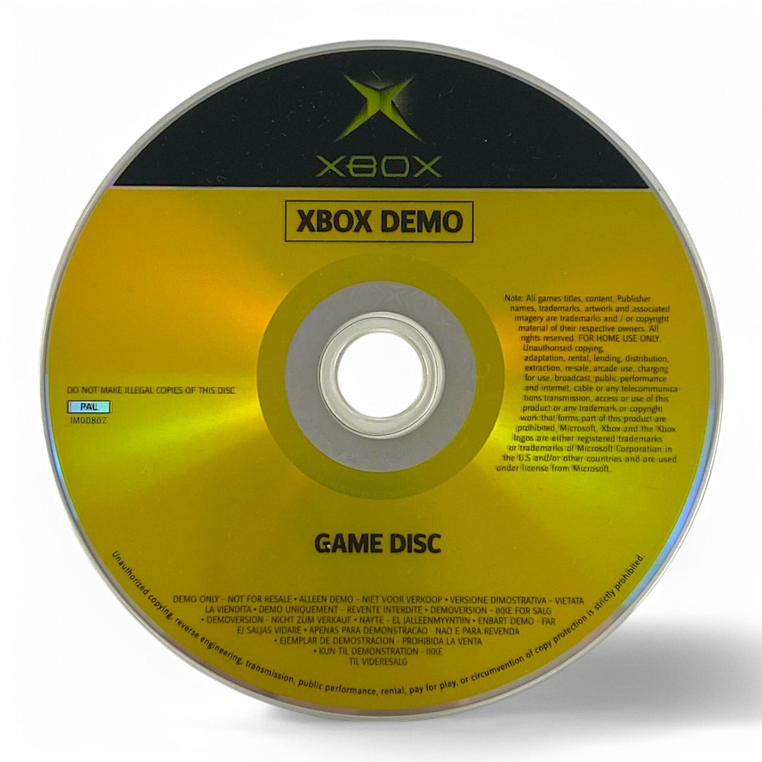 Splinter Cell Demo Disc UK Xbox Magazine