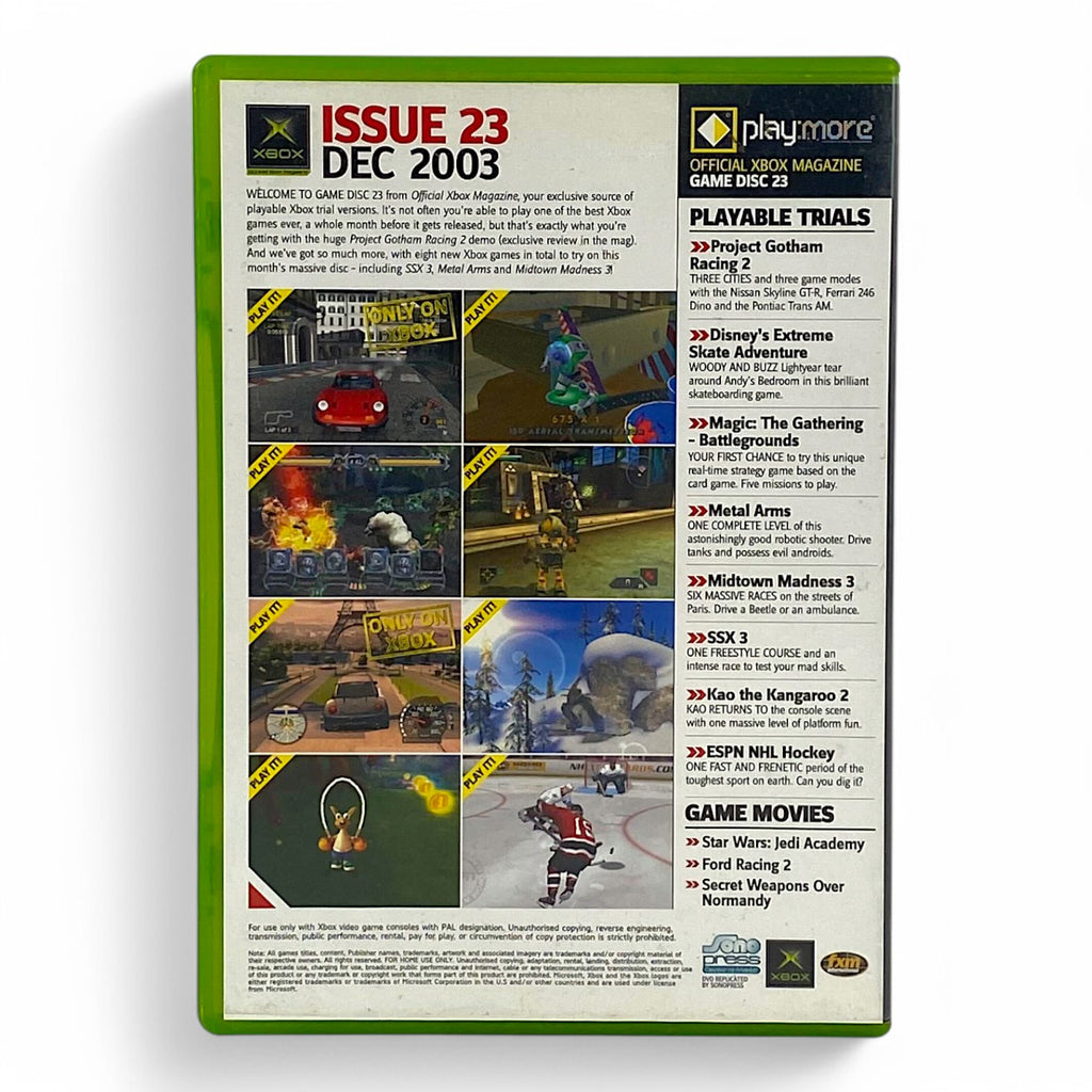 Project Gotham Racing PGR 2 Demo Disc